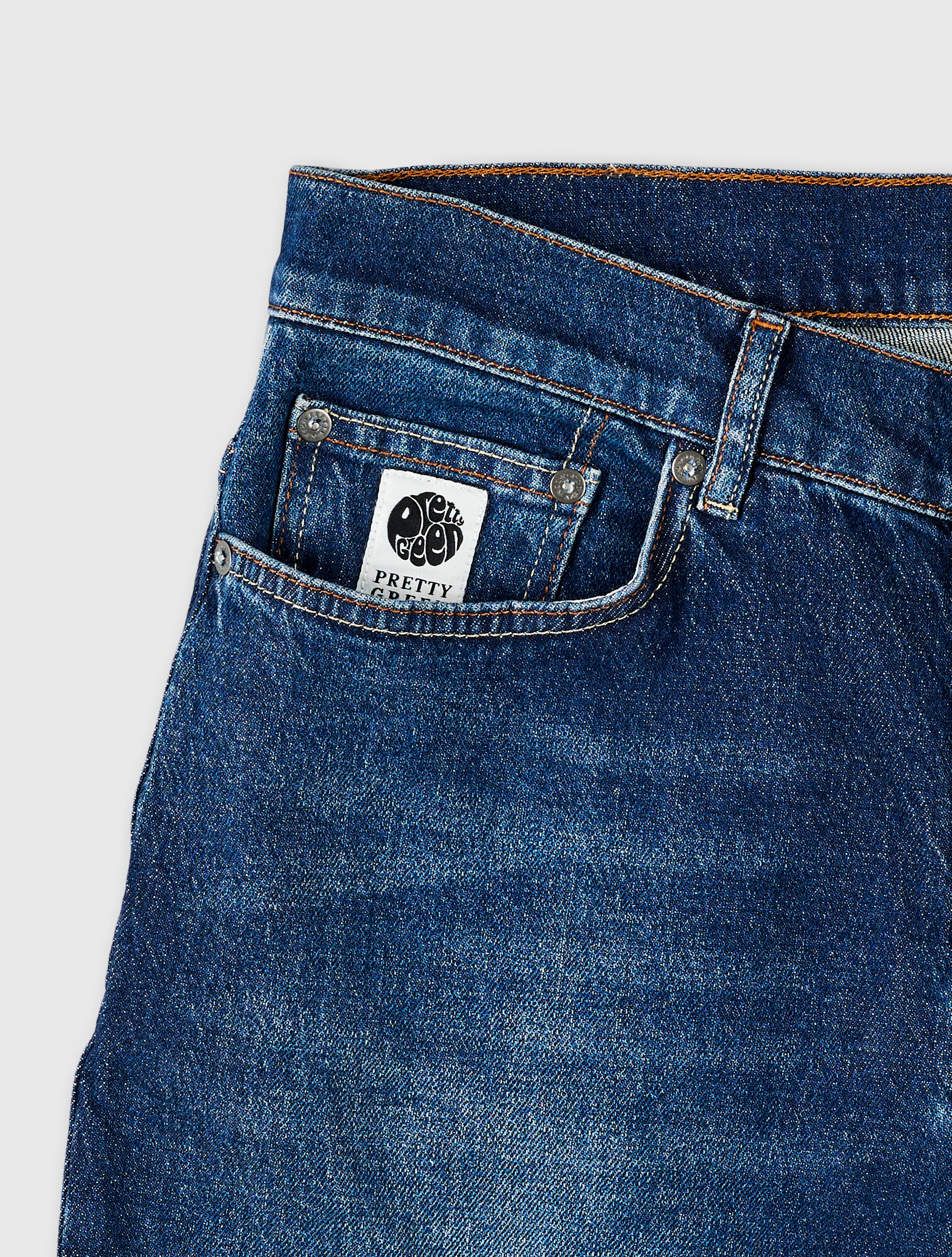 6 Month Wash Burnage Regular Fit Jeans - Image 7