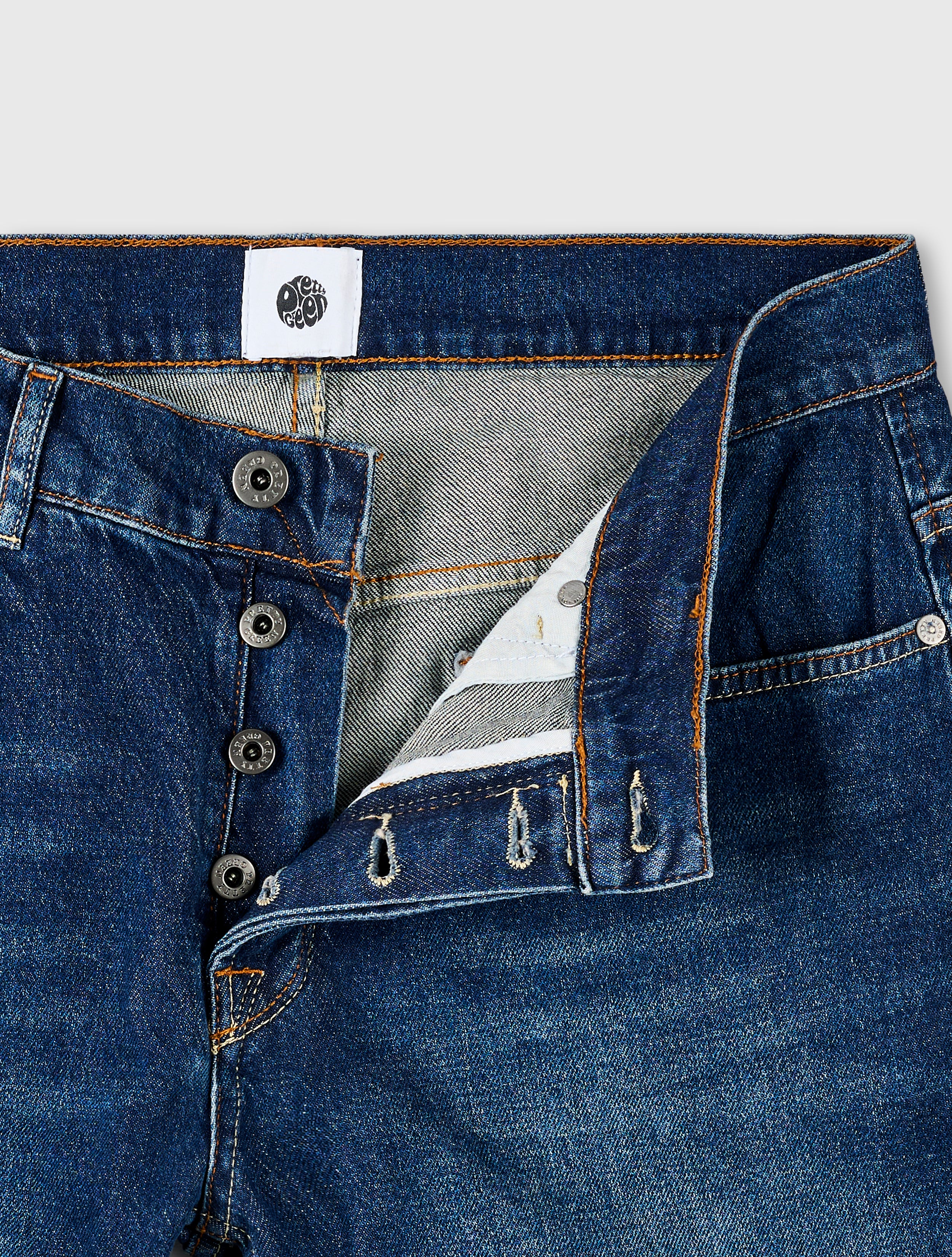 6 Month Wash Burnage Regular Fit Jeans - Image 8