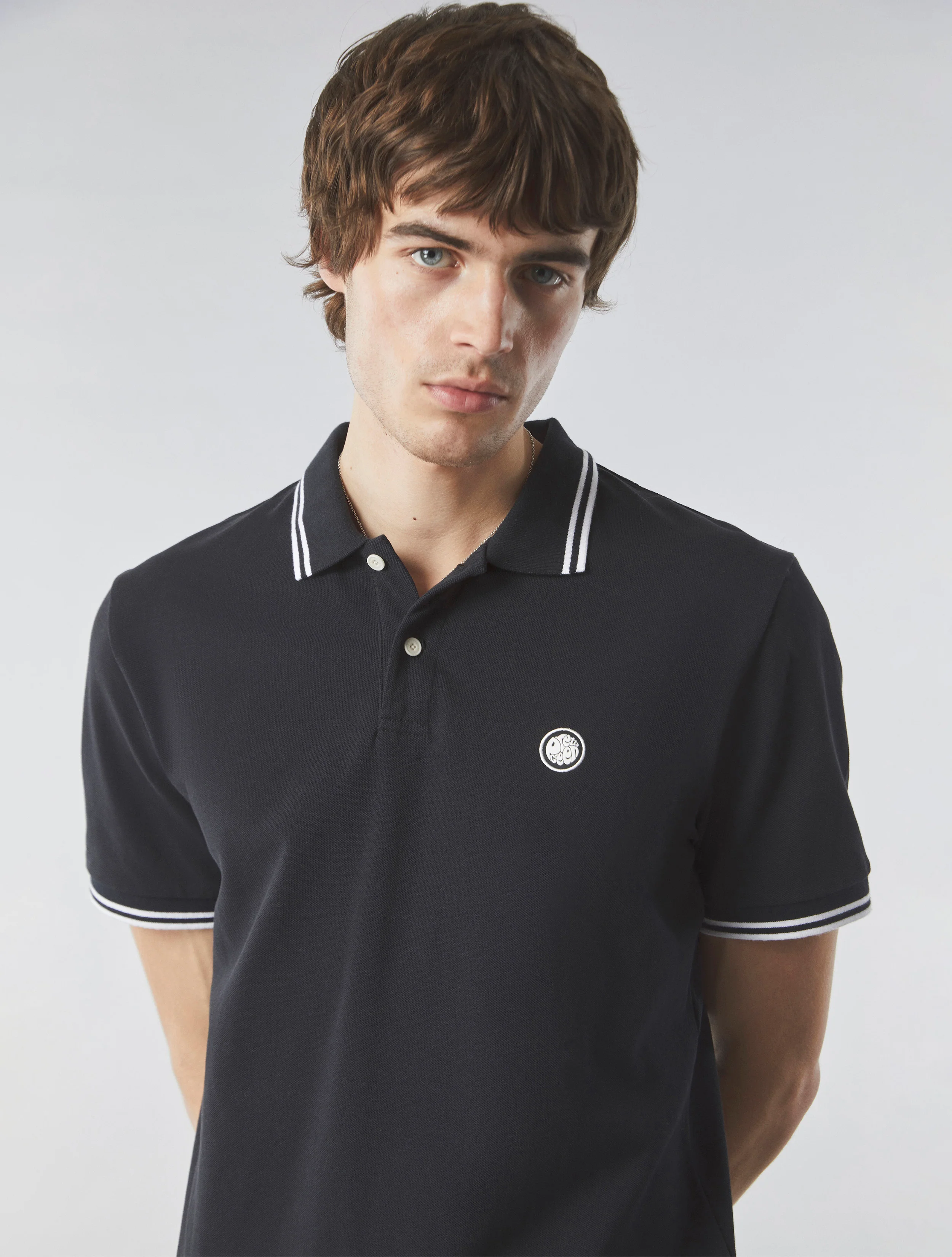 Black Barton Polo Shirt - Image 5
