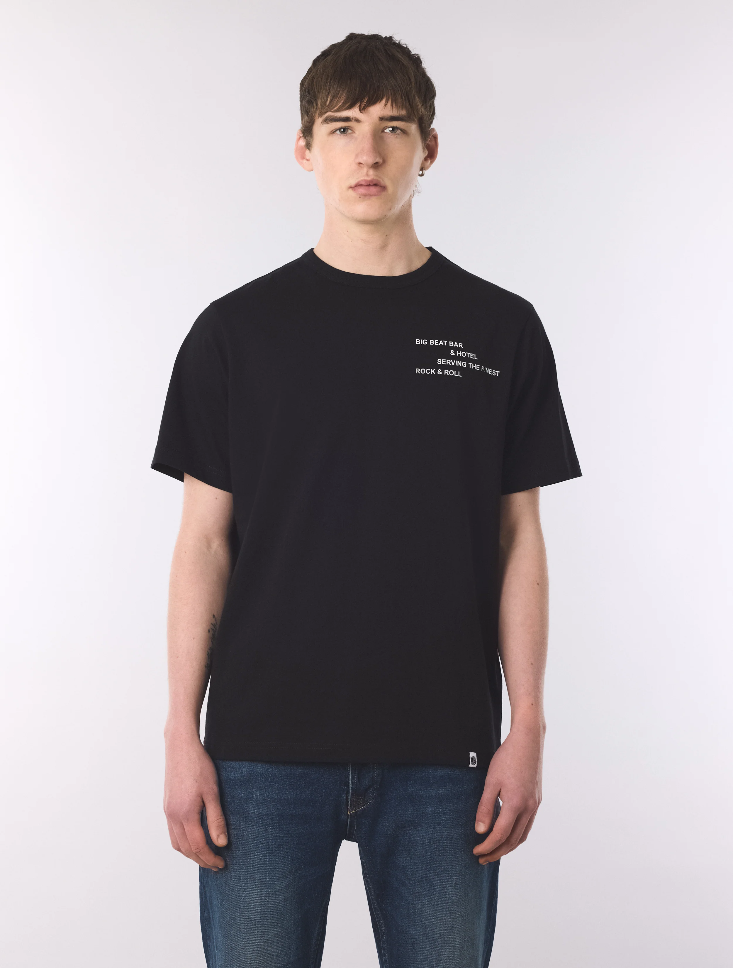 Black Big Beat Hotel T-Shirt - Image 4