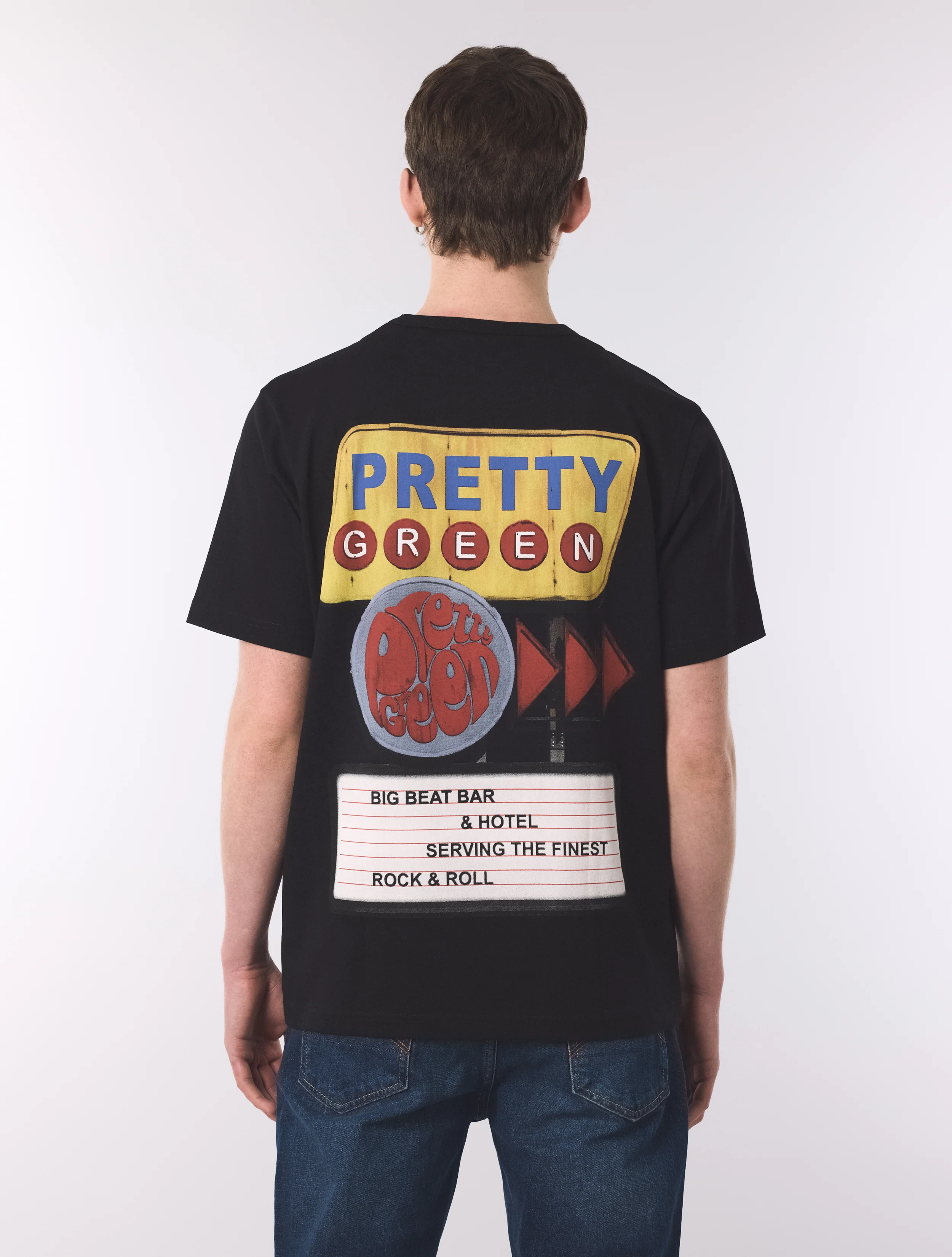 Black Big Beat Hotel T-Shirt - Image 5