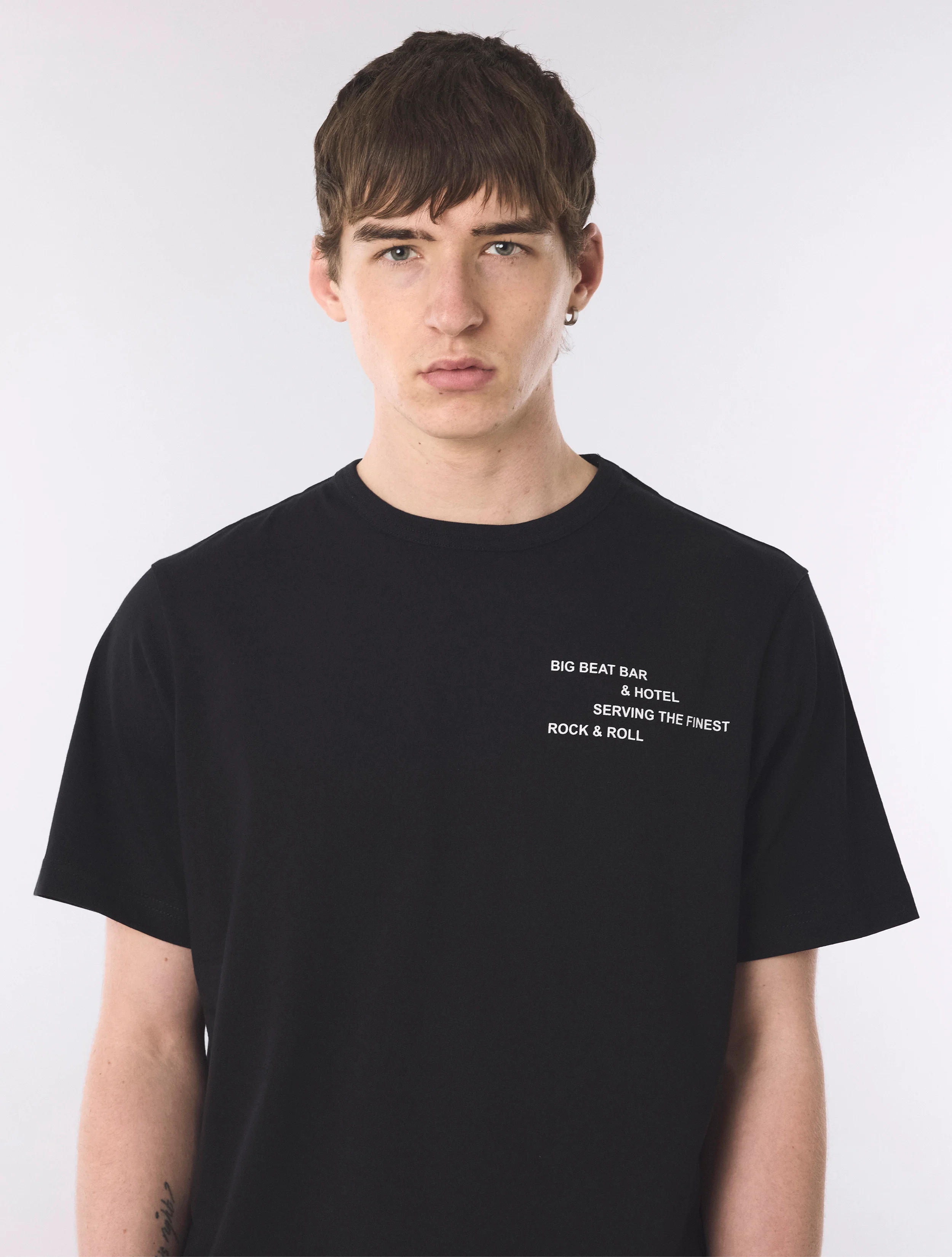 Black Big Beat Hotel T-Shirt - Image 6