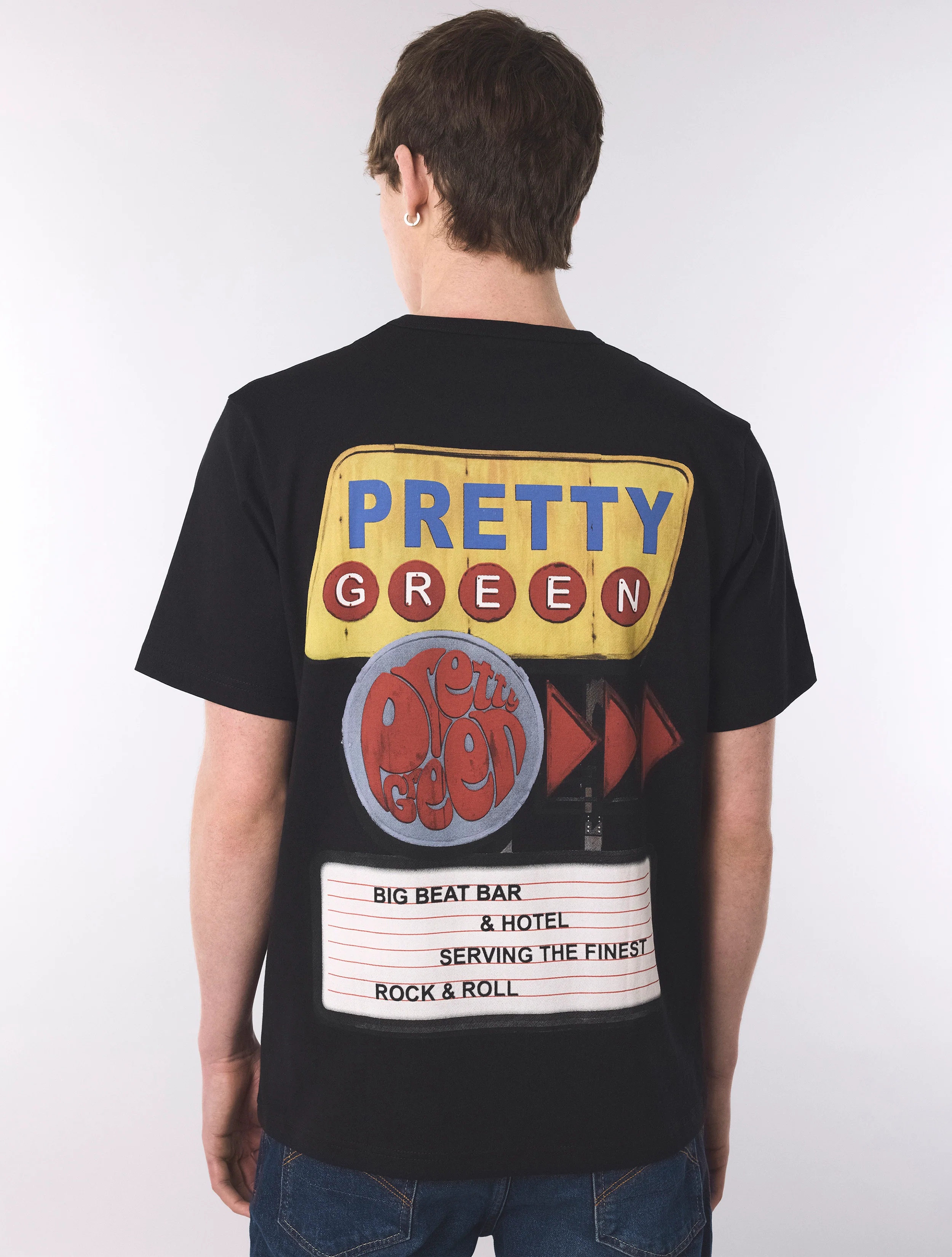 Black Big Beat Hotel T-Shirt - Image 7
