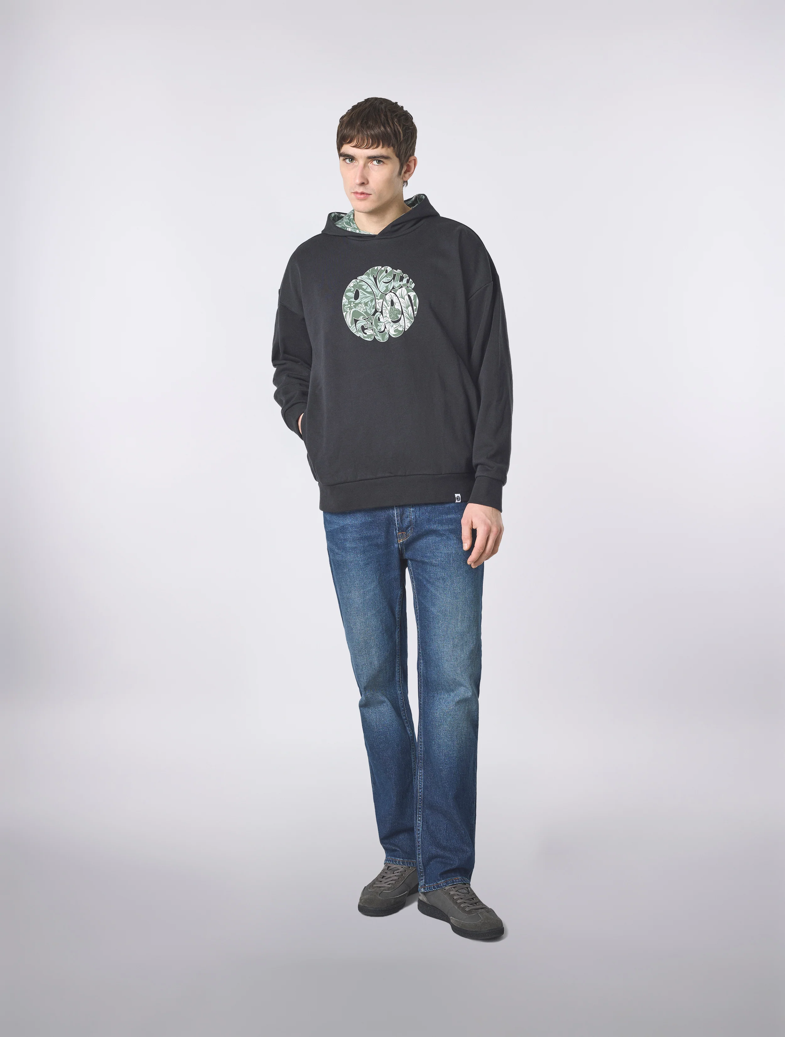 Black Bostall Logo Hoody - Image 3