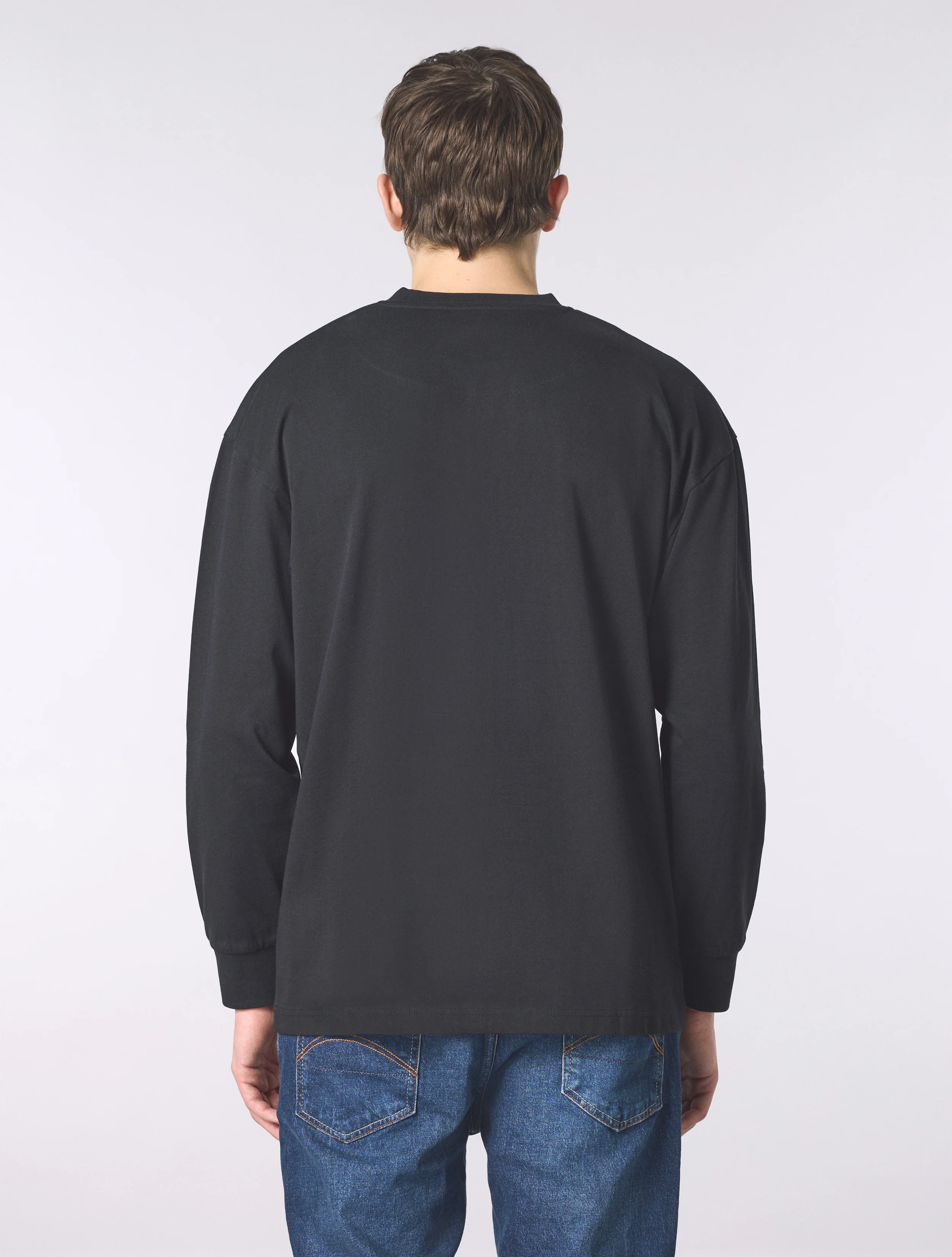 Black Brennan Long Sleeve T-shirt - Image 4