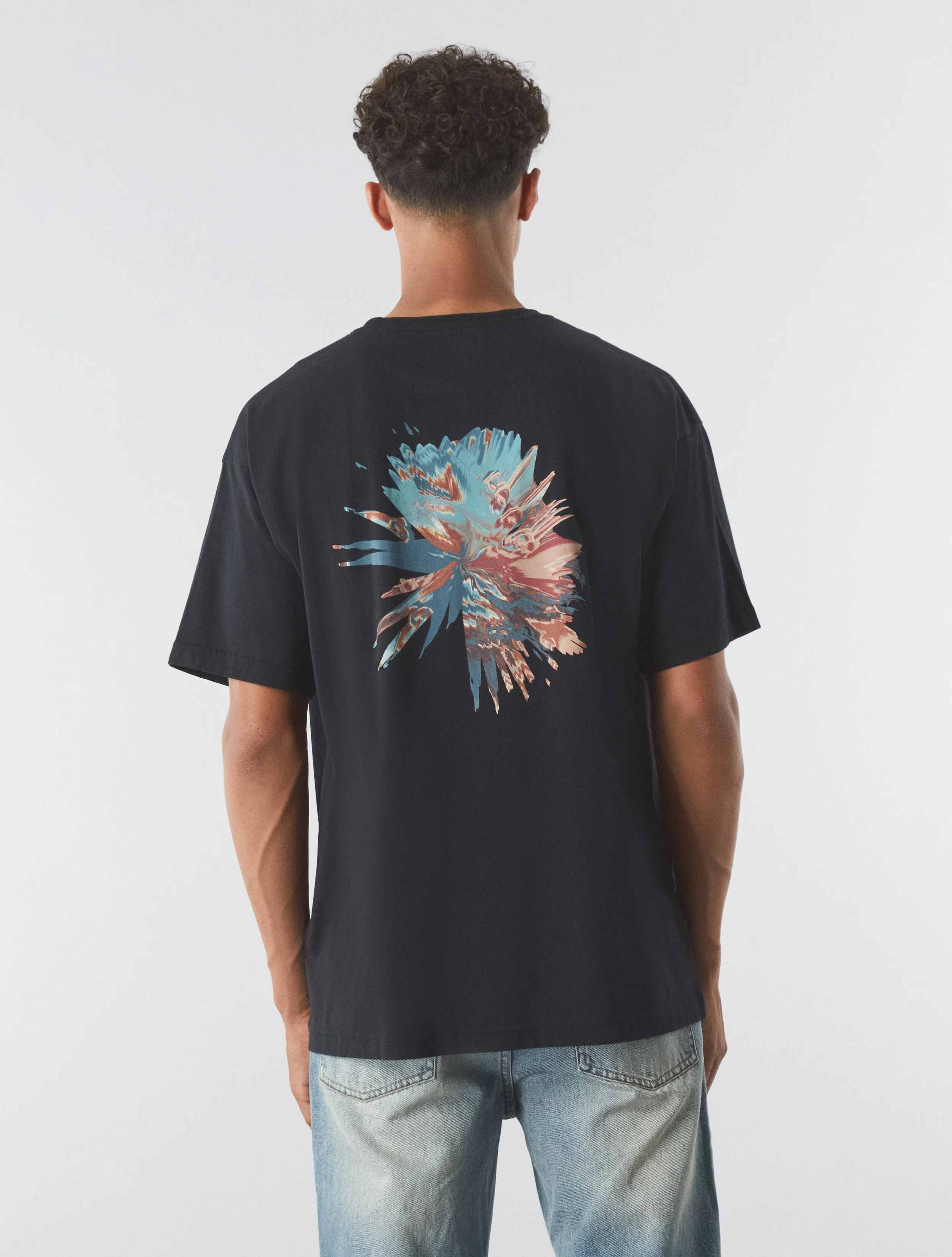 Black Distort Oversized T-shirt - Image 4