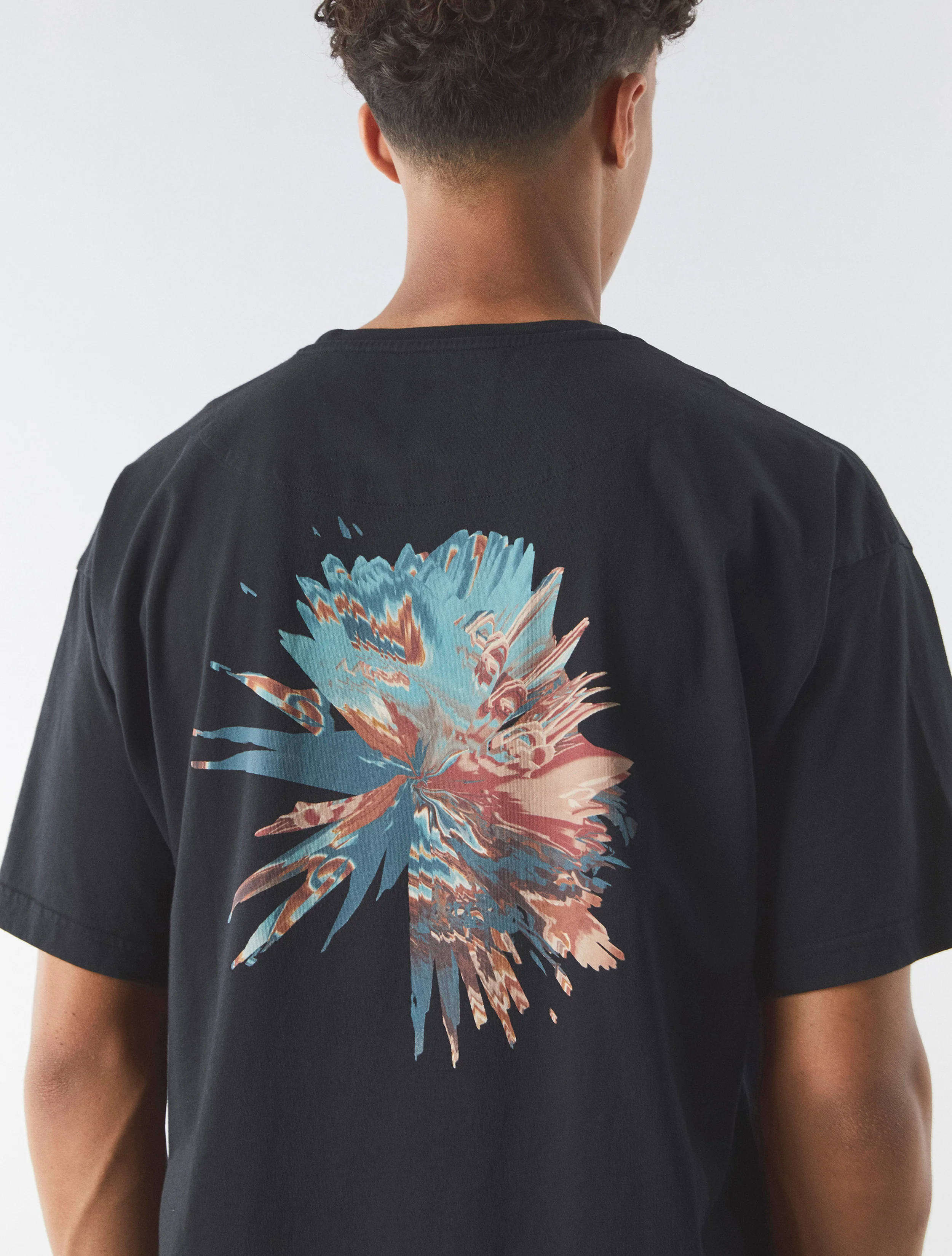 Black Distort Oversized T-shirt - Image 6
