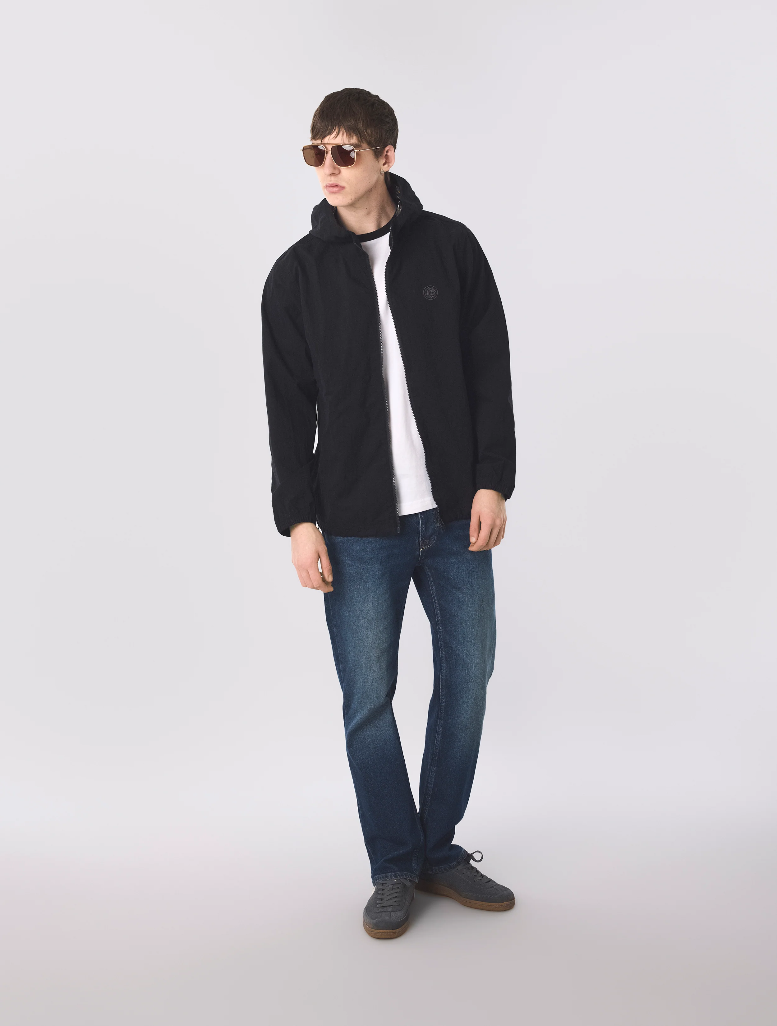 Black Feltham Hooded Jacket - Image 2