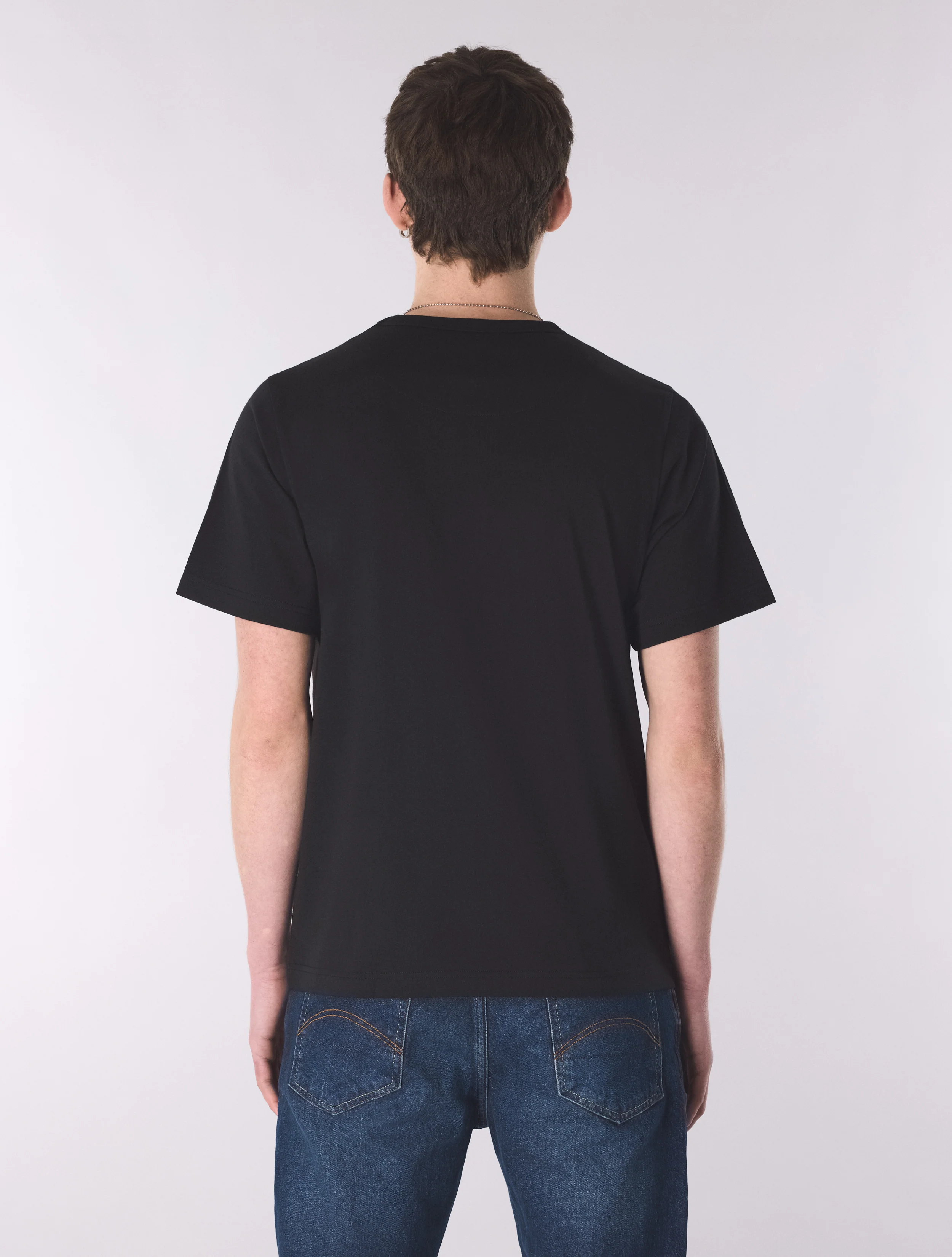 Black Hermosa Paisley Logo T-Shirt - Image 4