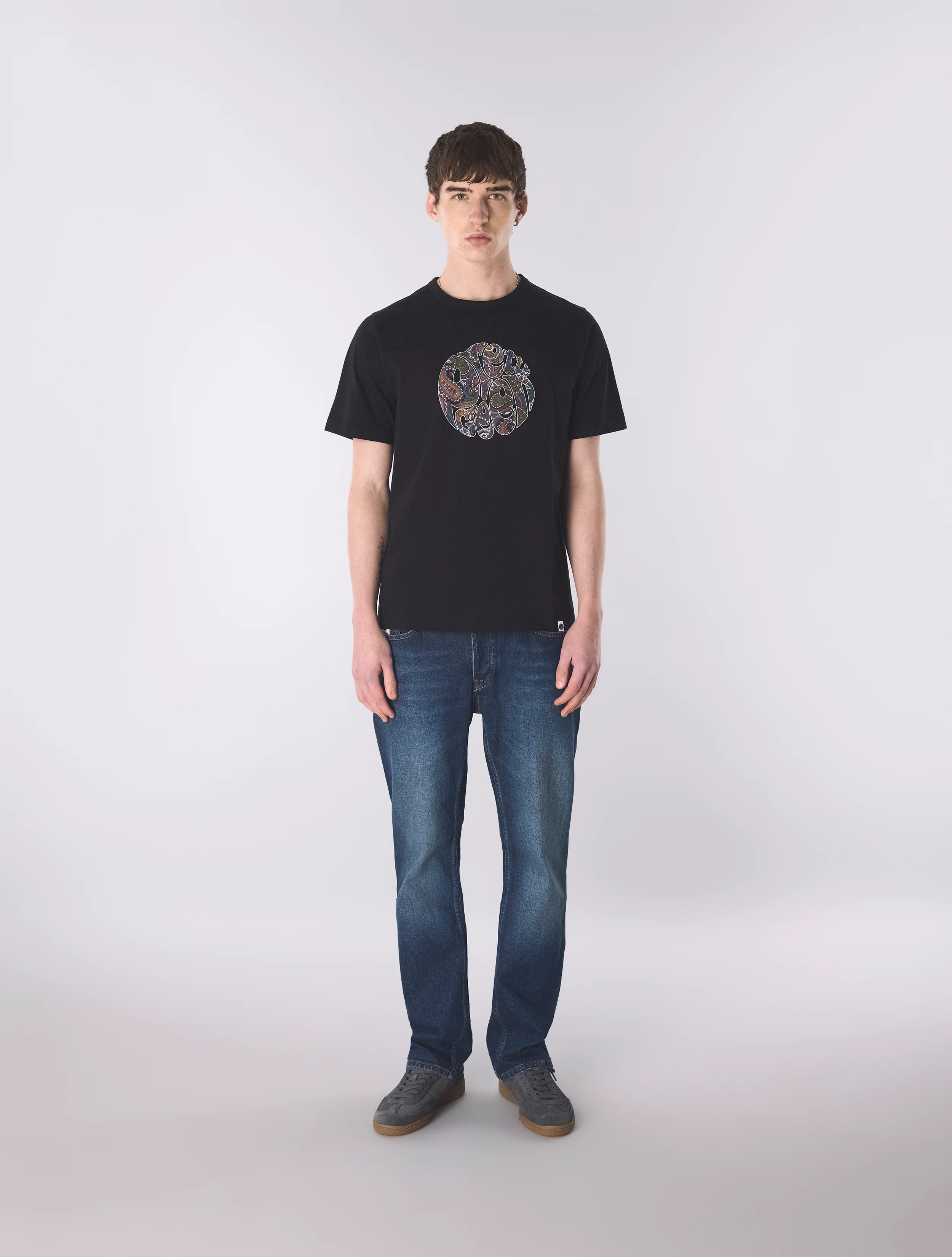Black House Paisley Logo T-shirt - Image 2