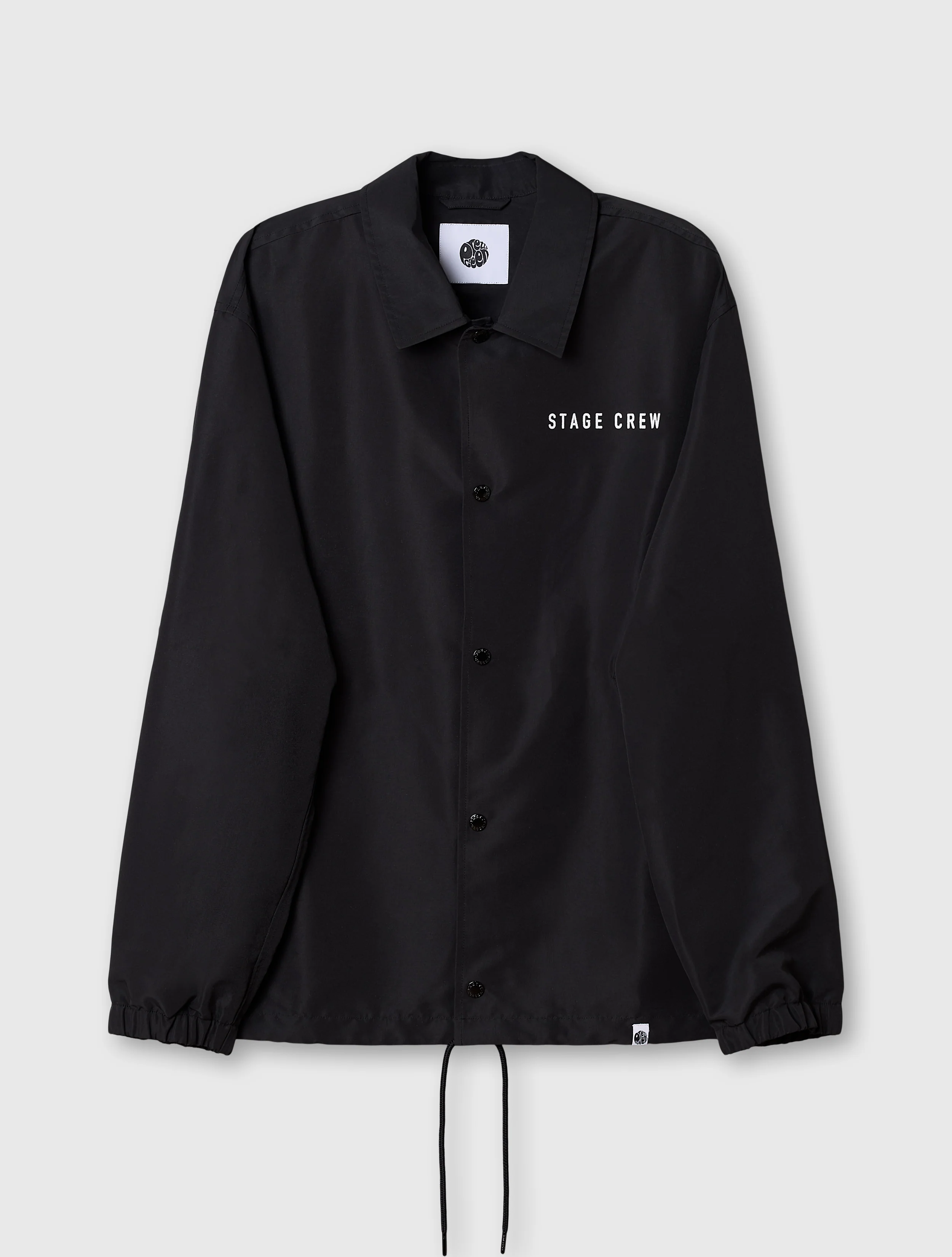 Black Knebworth Graphic Coach Jacket