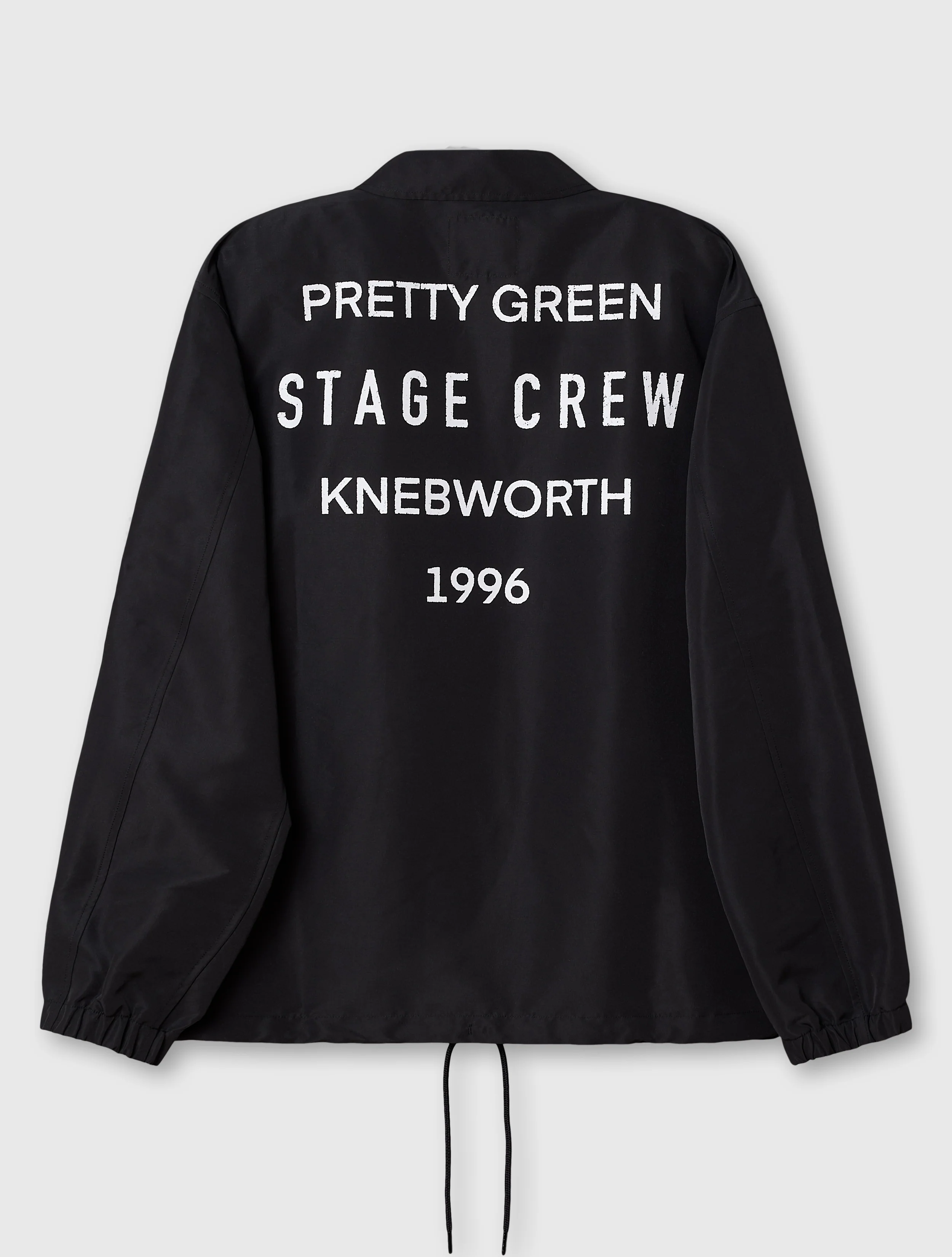 Black Knebworth Graphic Coach Jacket - Image 2