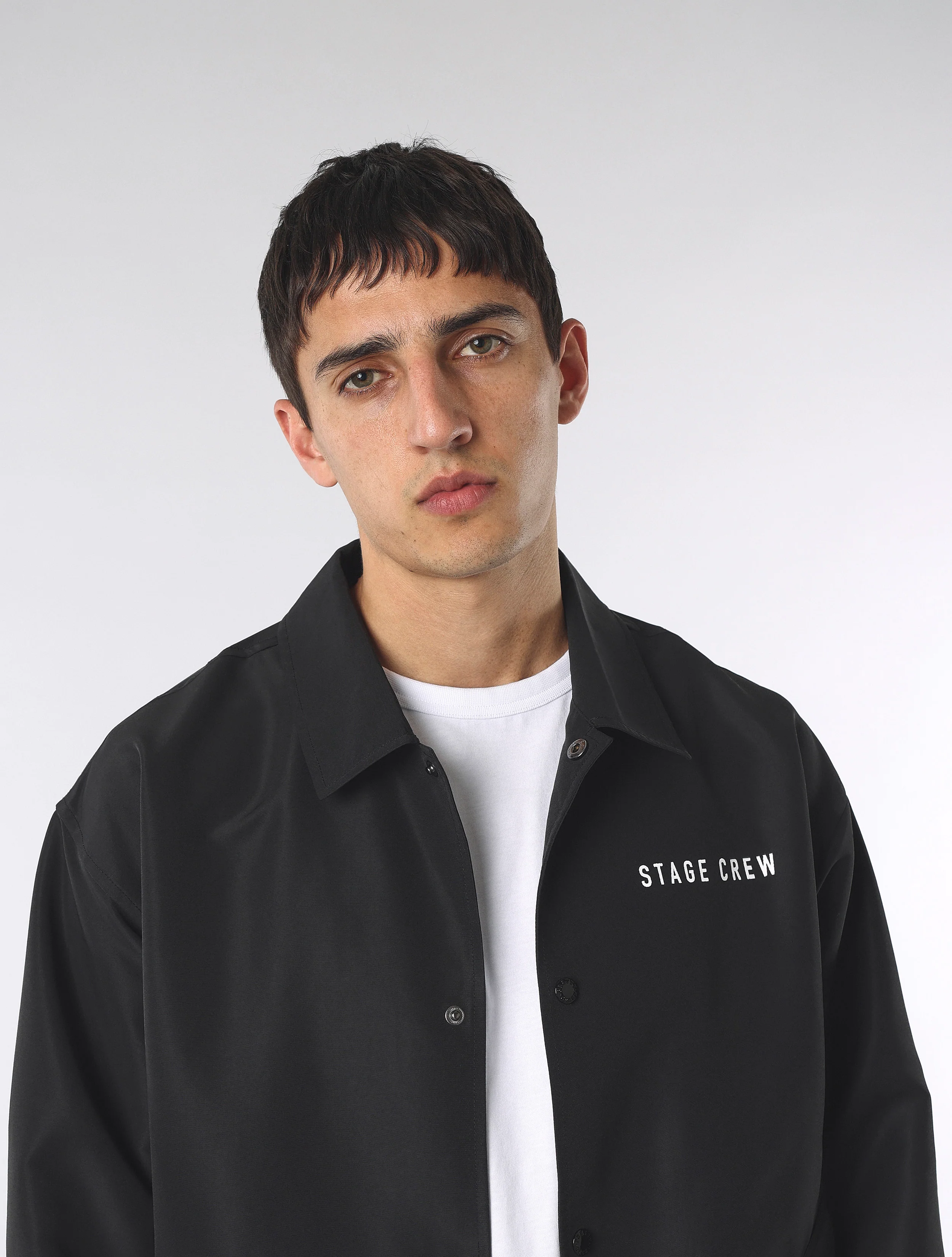 Black Knebworth Graphic Coach Jacket - Image 6