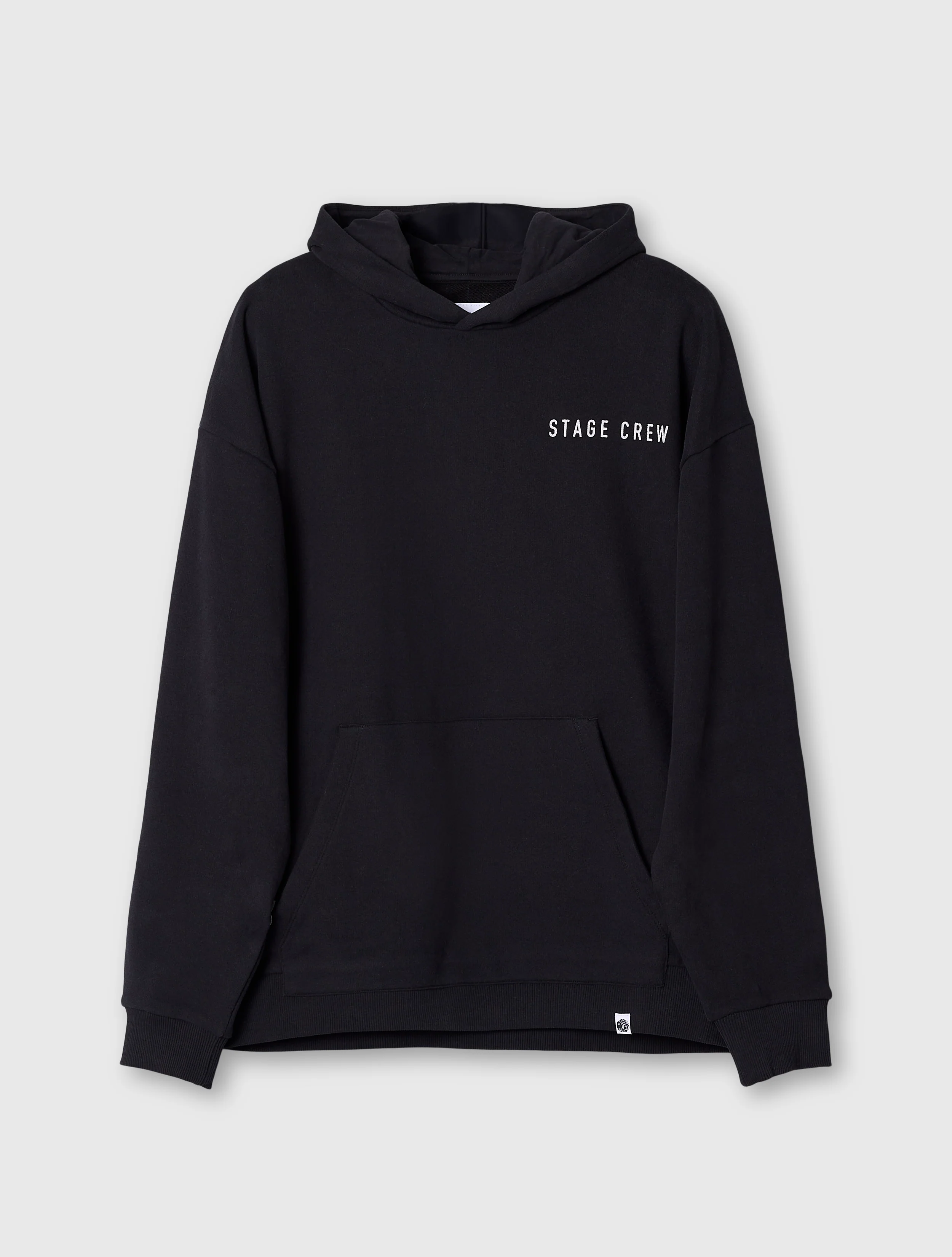 Black Knebworth Graphic Hoody