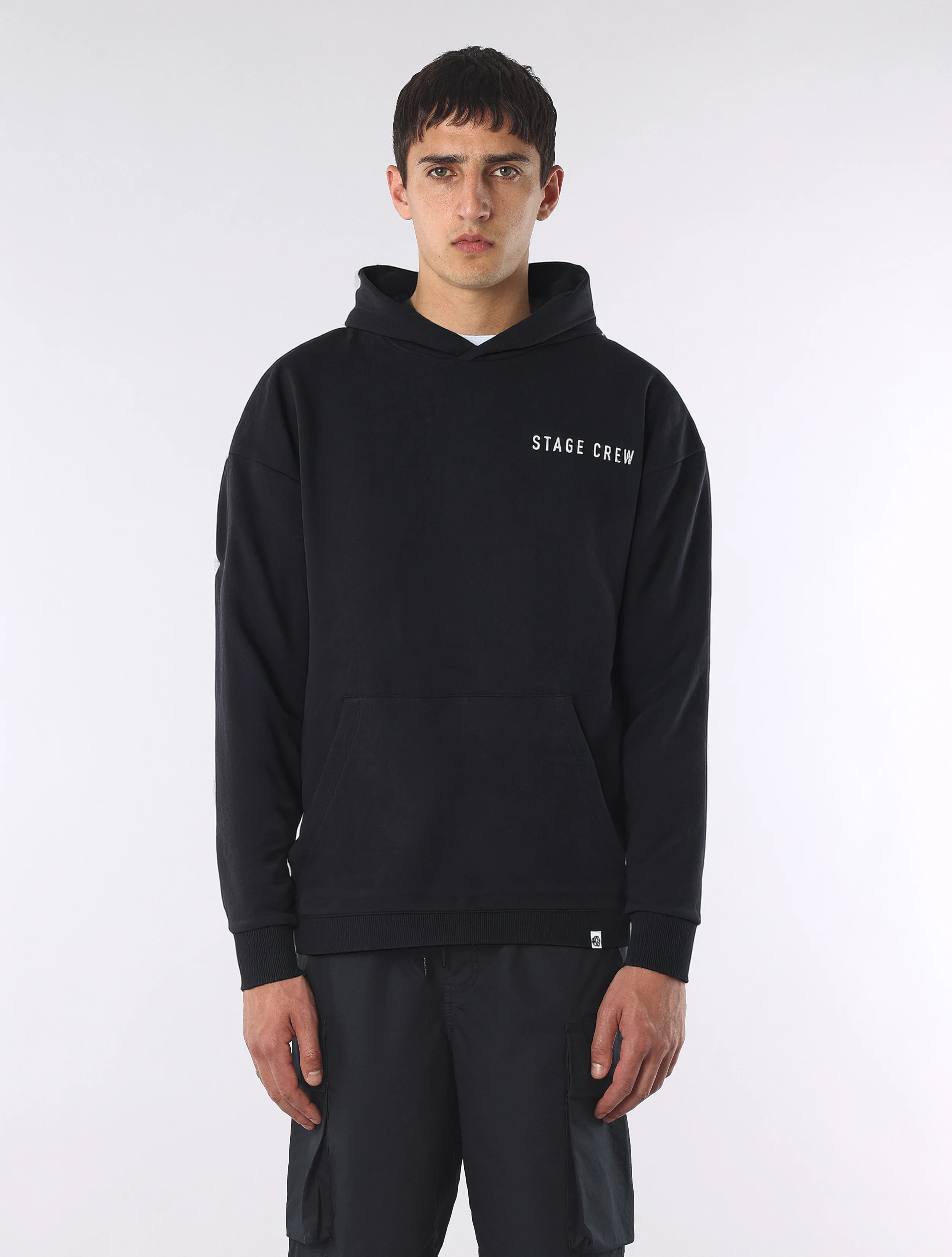 Black Knebworth Graphic Hoody - Image 4