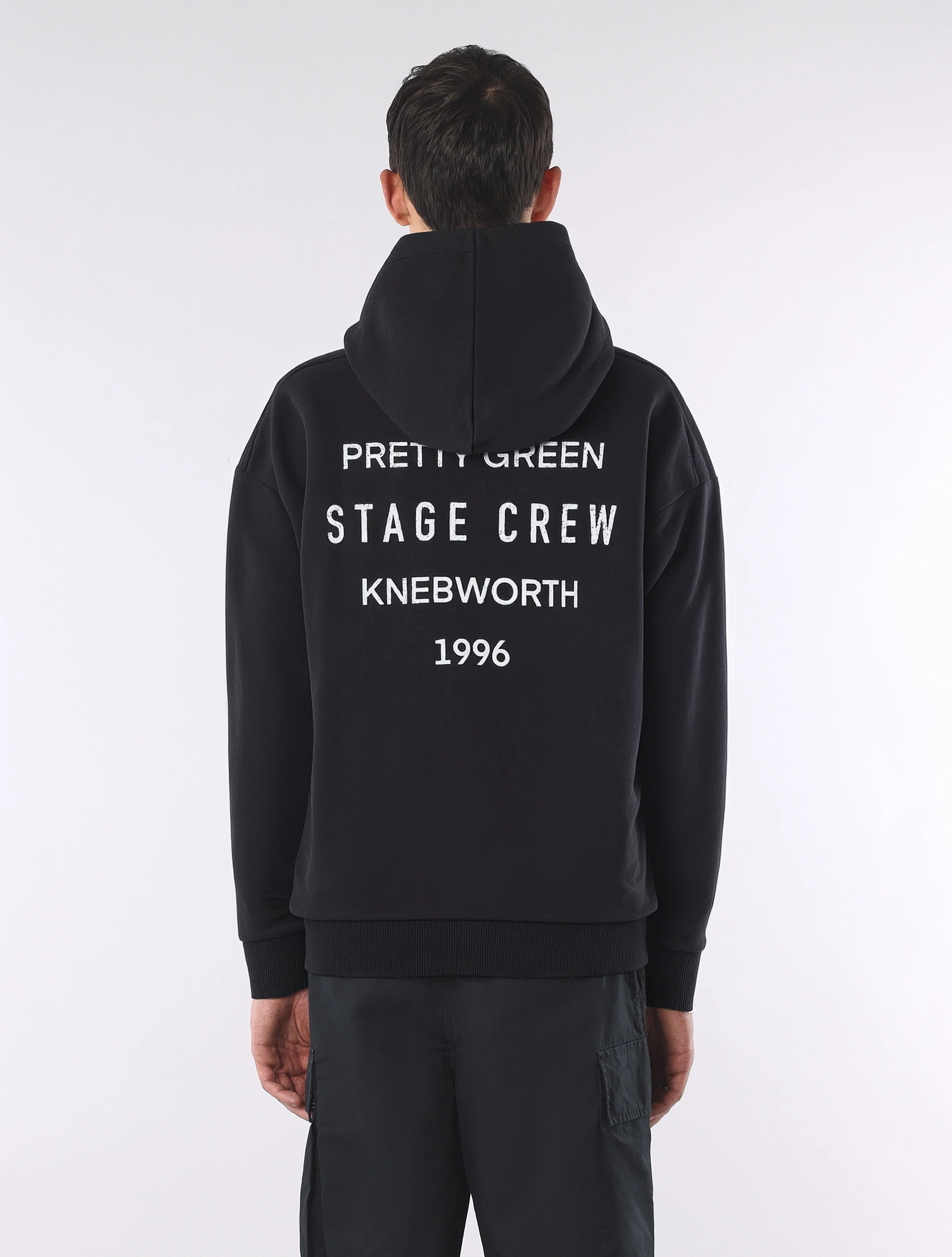 Black Knebworth Graphic Hoody - Image 5