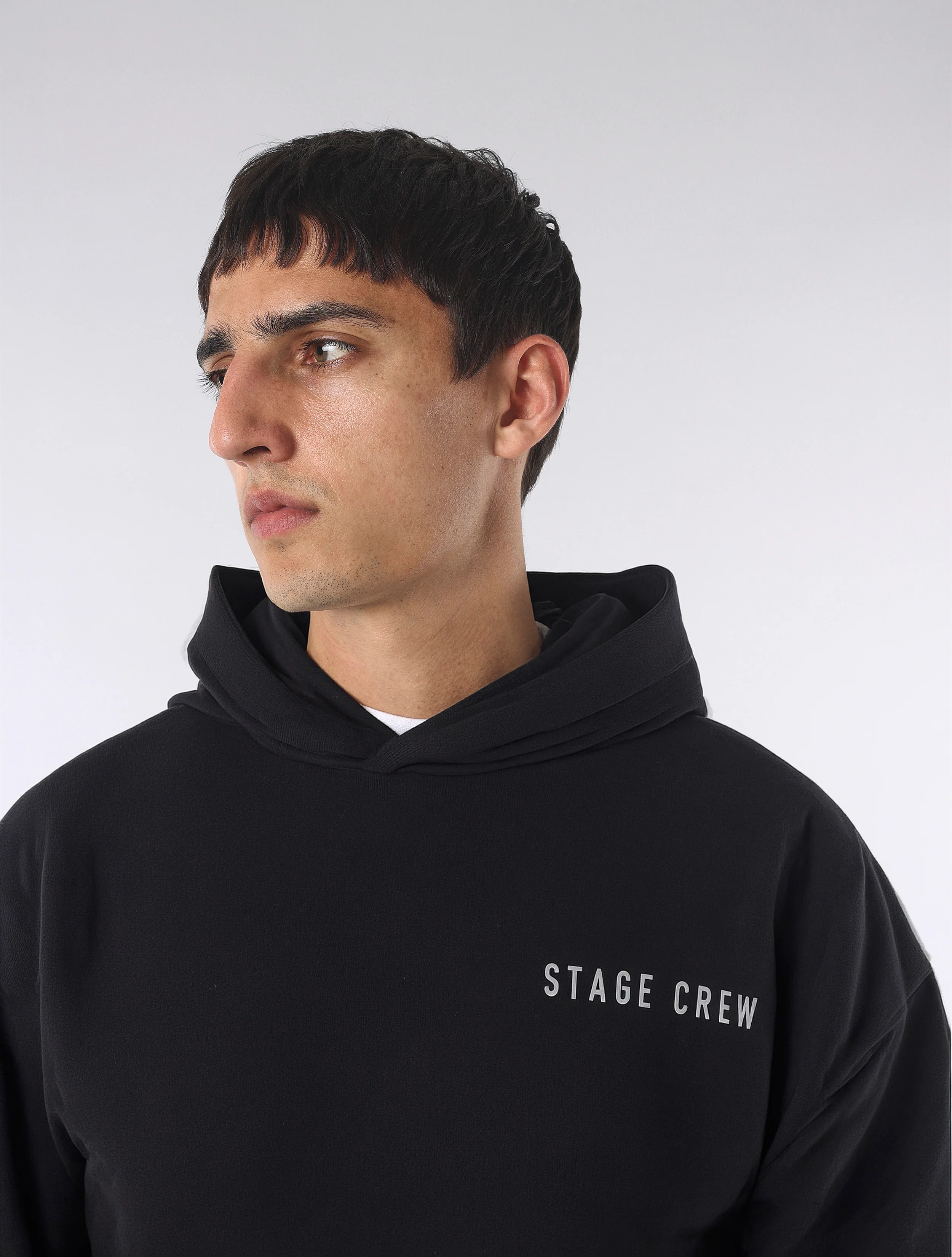 Black Knebworth Graphic Hoody - Image 6