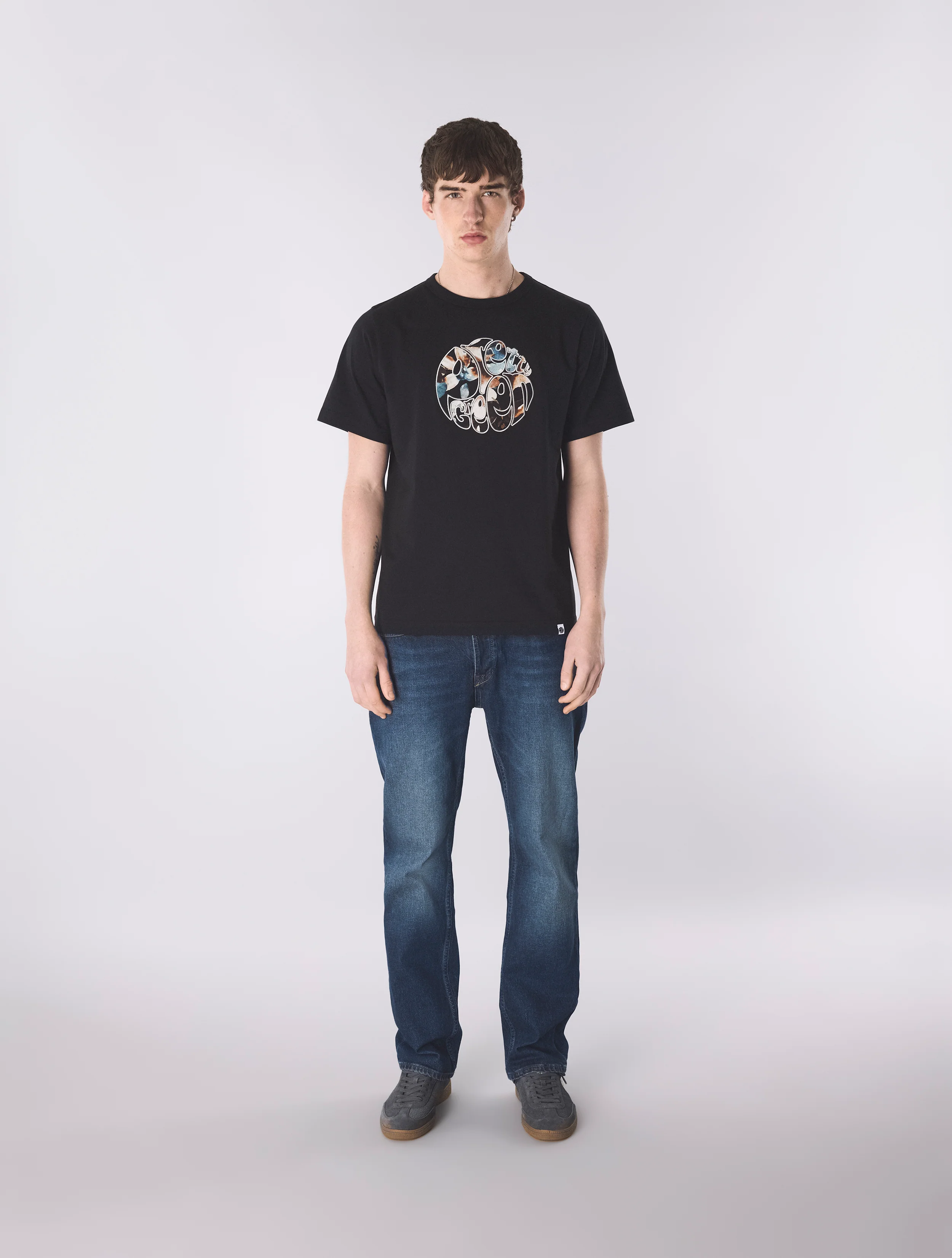 Black Laurel Logo T-Shirt - Image 2