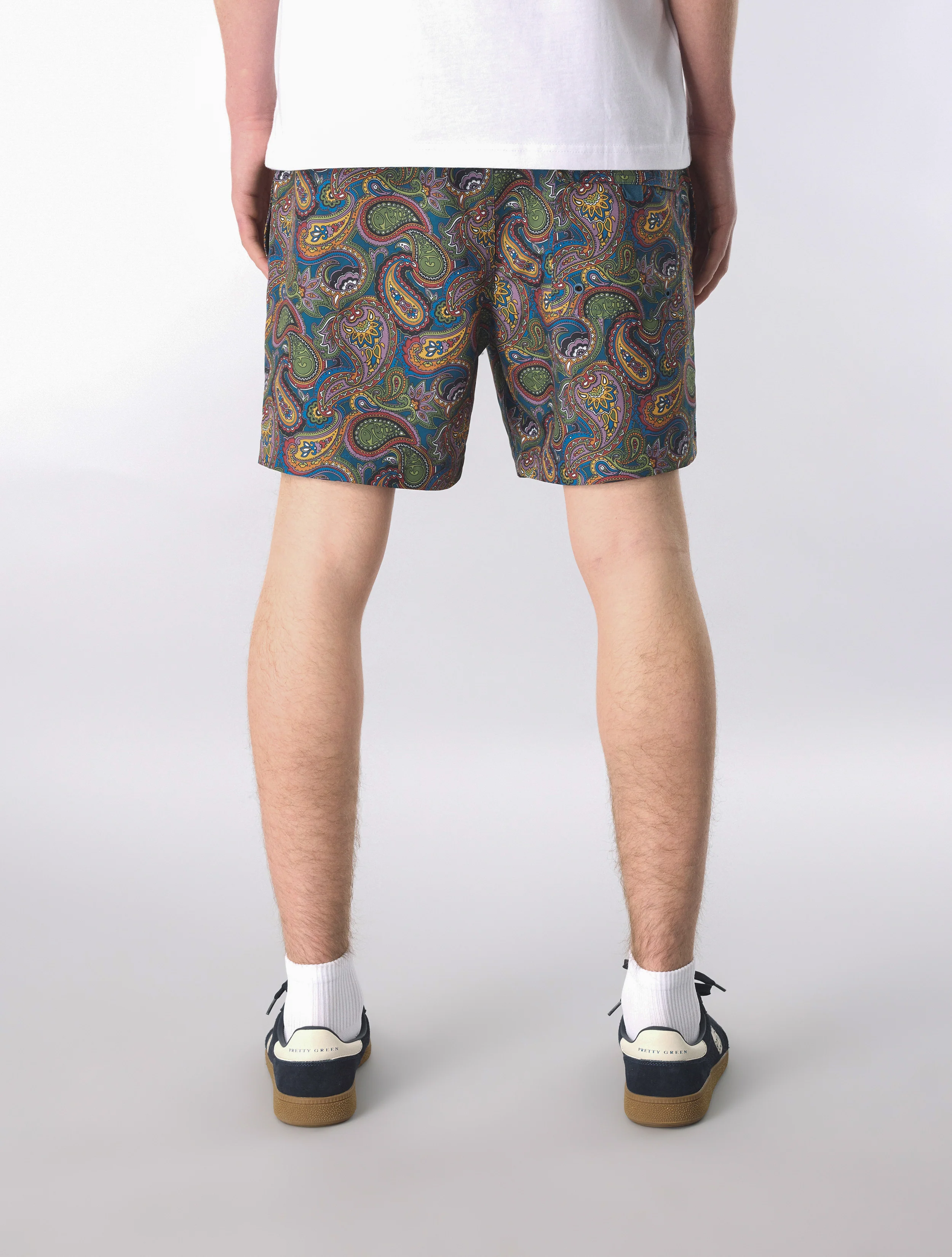 Multi House Paisley Swim Shorts - Image 4