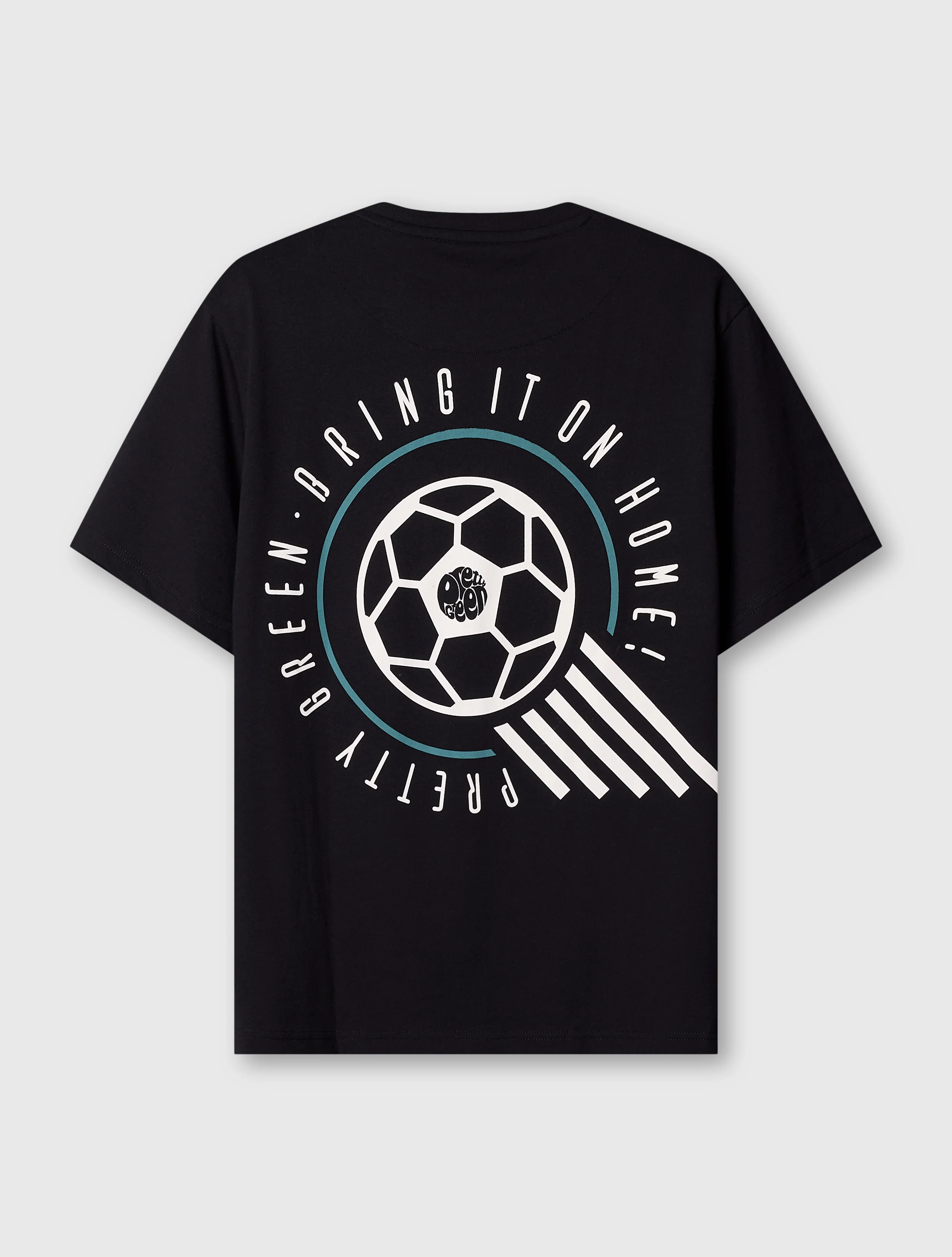 Black Outro Football Graphic T-Shirt - Image 2