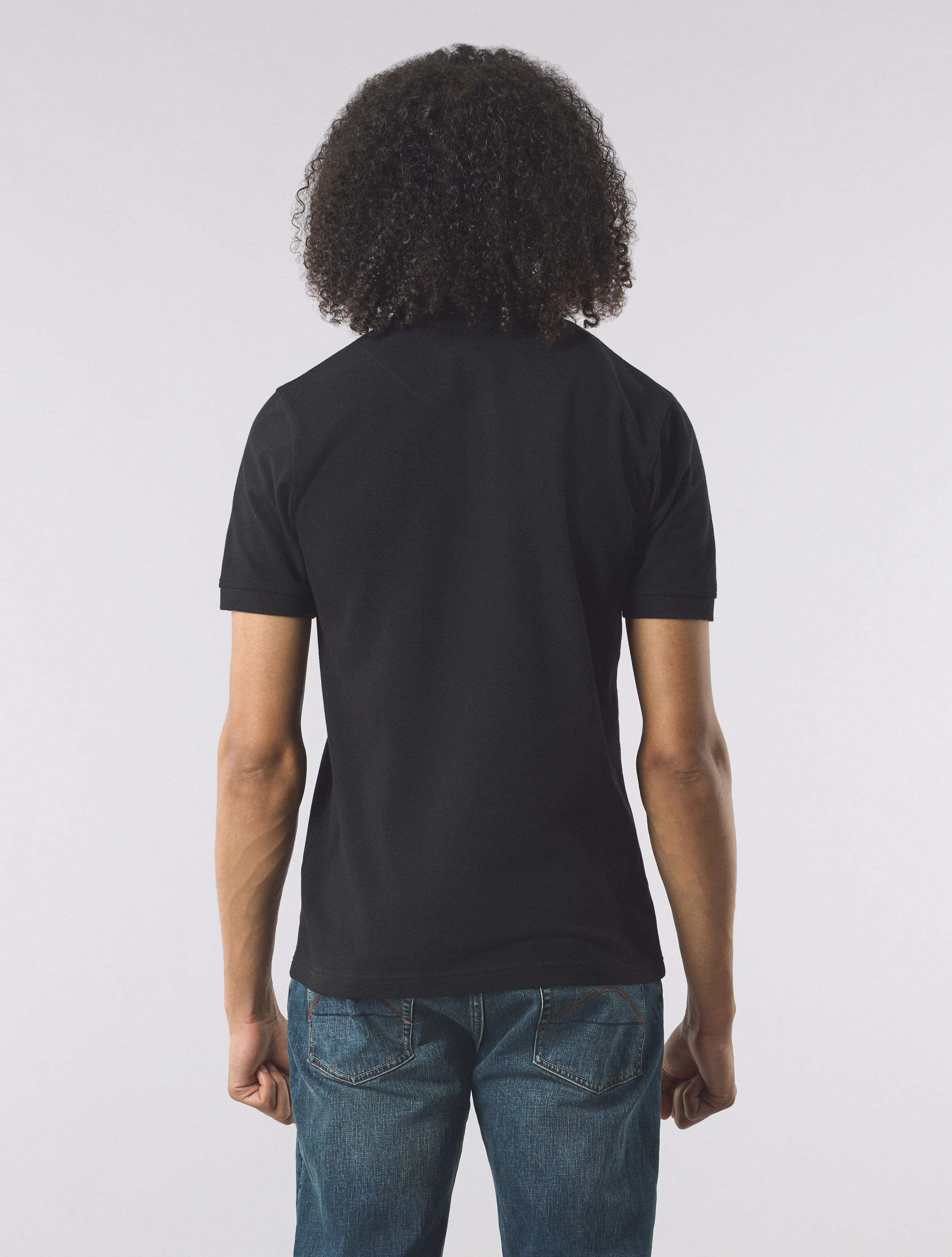 Black Parthian Motif Polo - Image 4