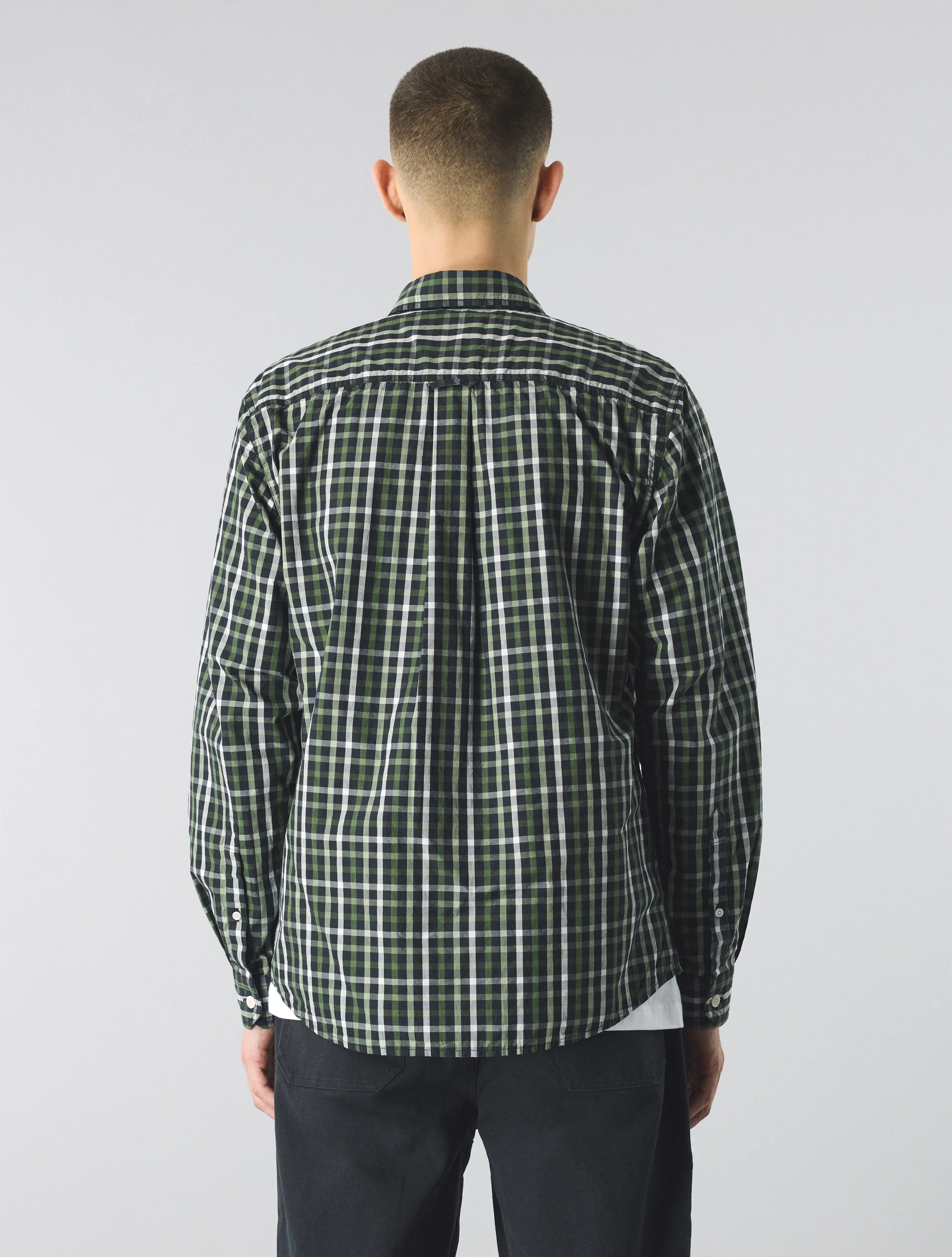 Black Pelton Check Shirt - Image 4