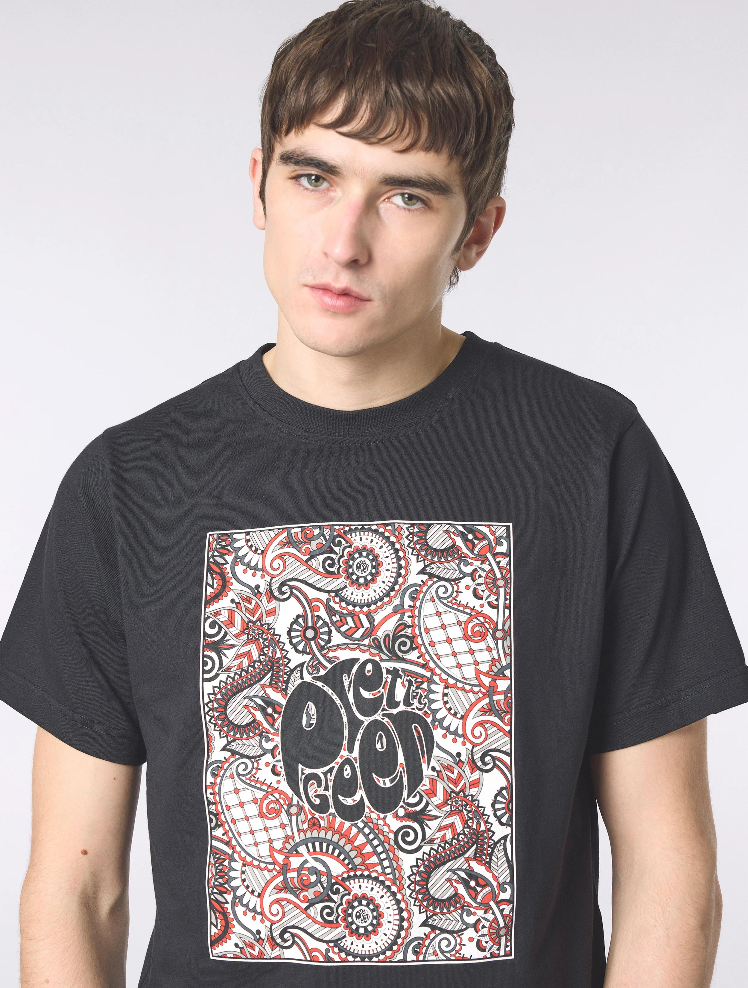 Black Resonance Box Logo T-Shirt - Image 5