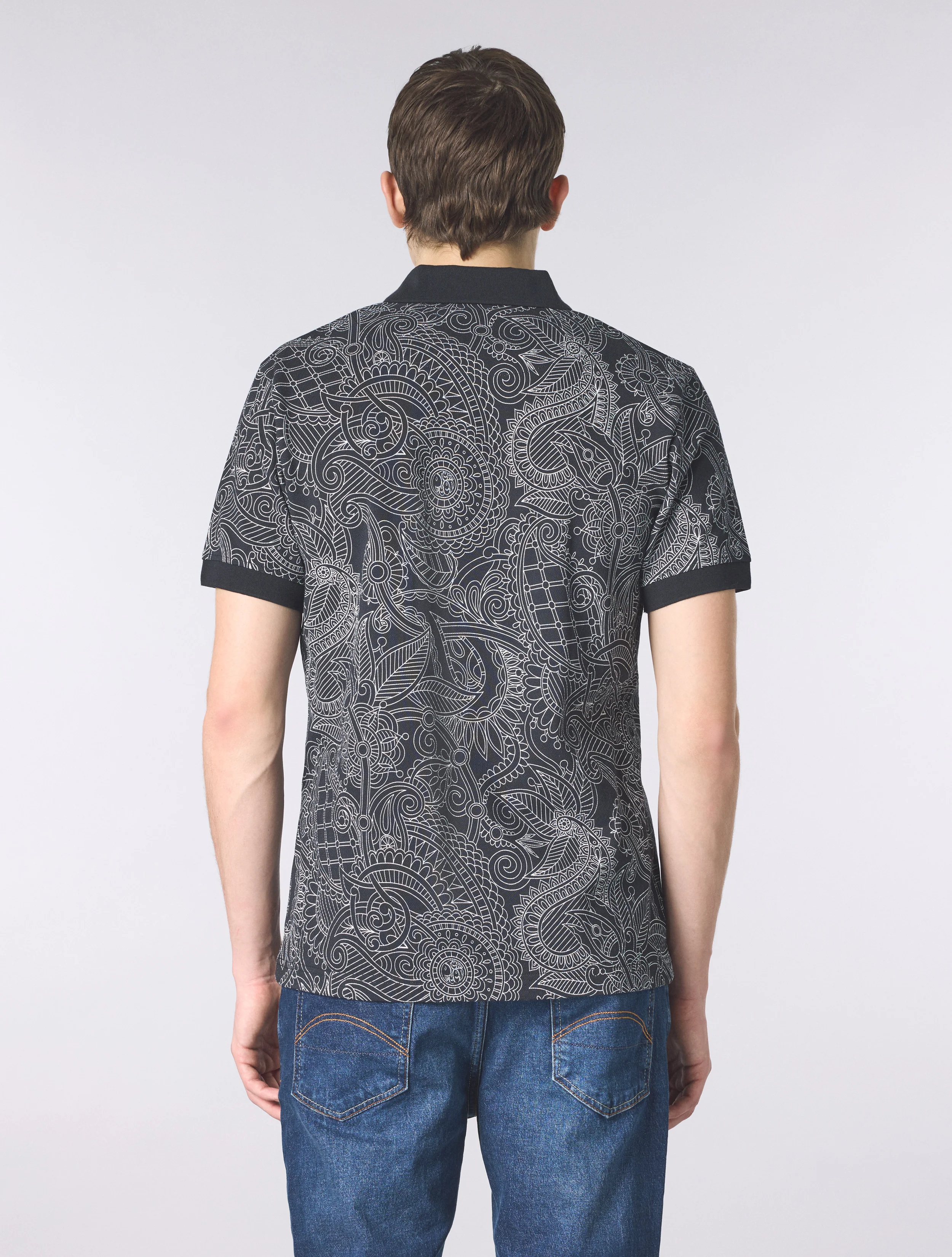 Black Resonance Linear Polo - Image 4