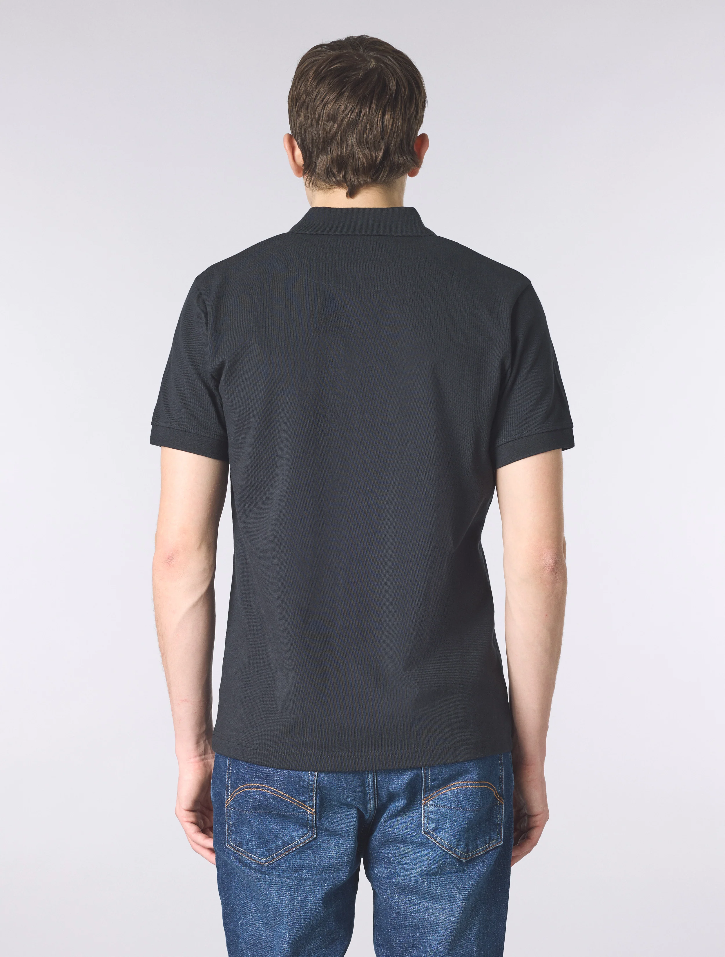 Black Resonance Solid Colour Polo - Image 4