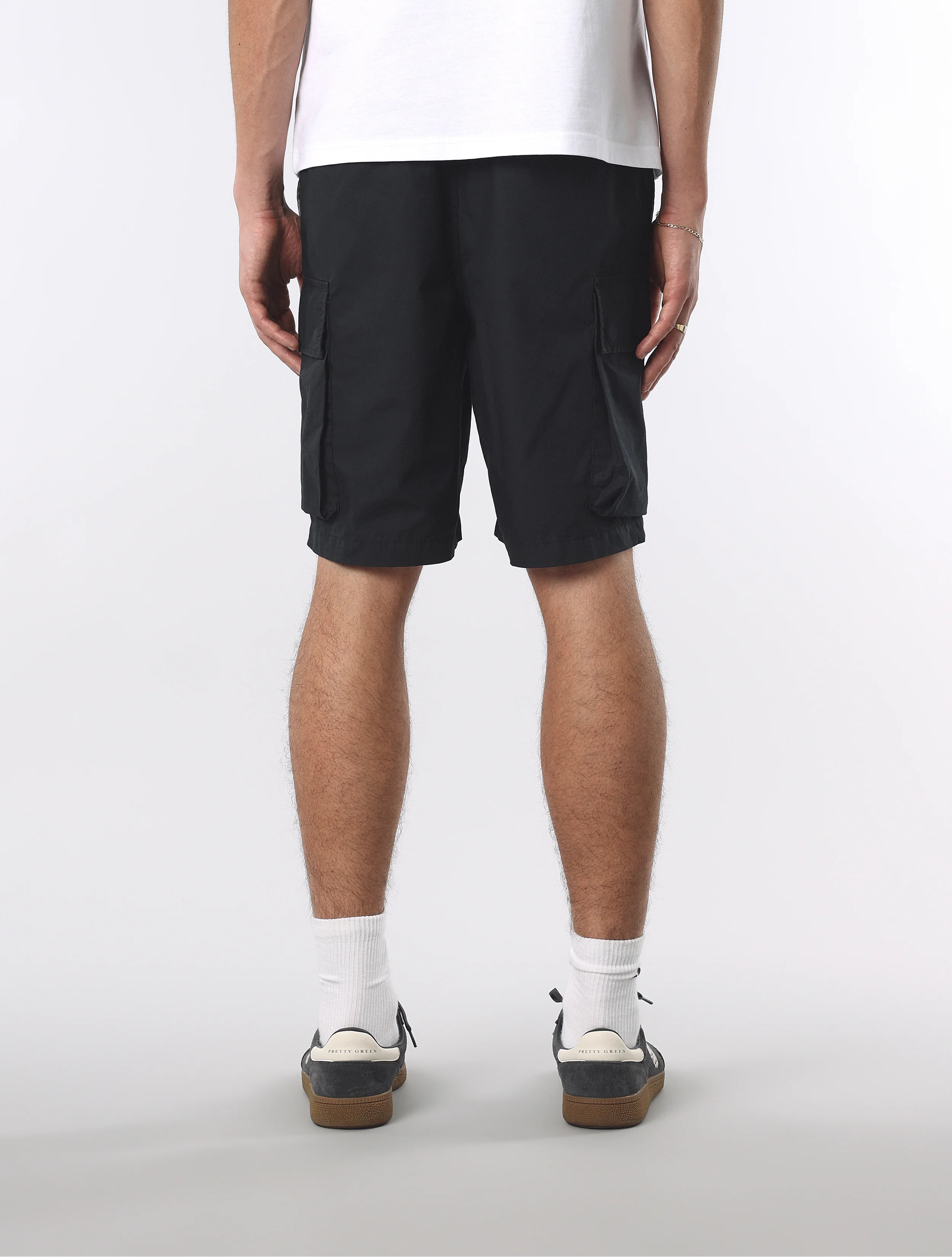 Black Stamford Cargo Shorts - Image 5