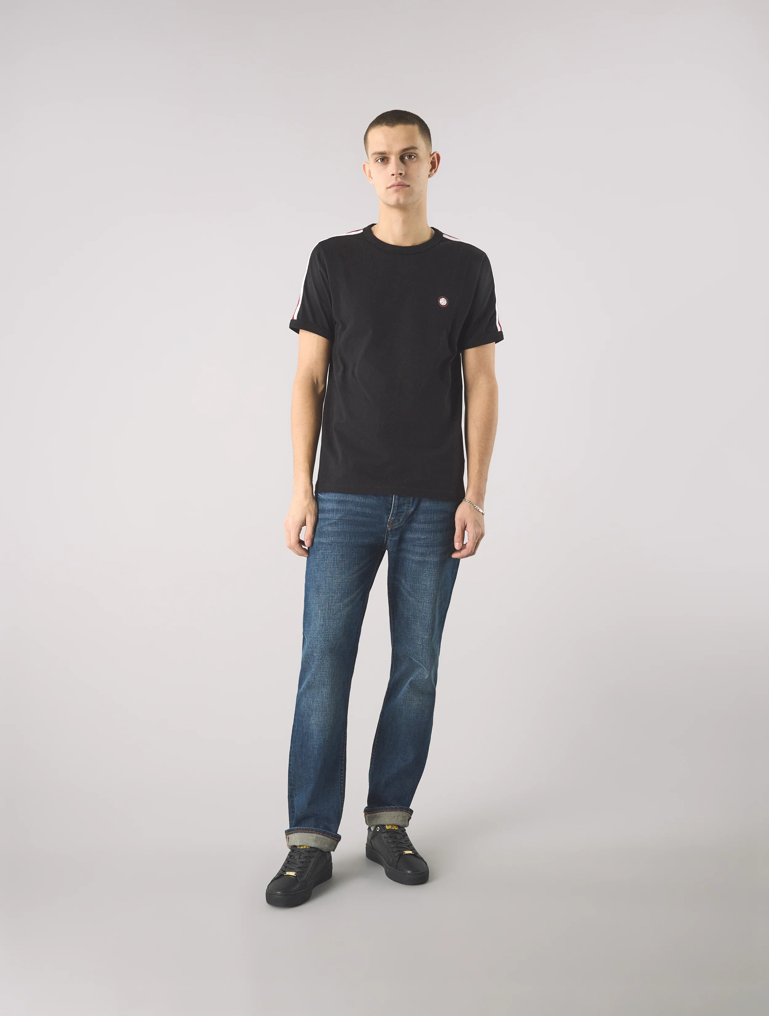 Black Tilby Tape T-shirt - Image 2