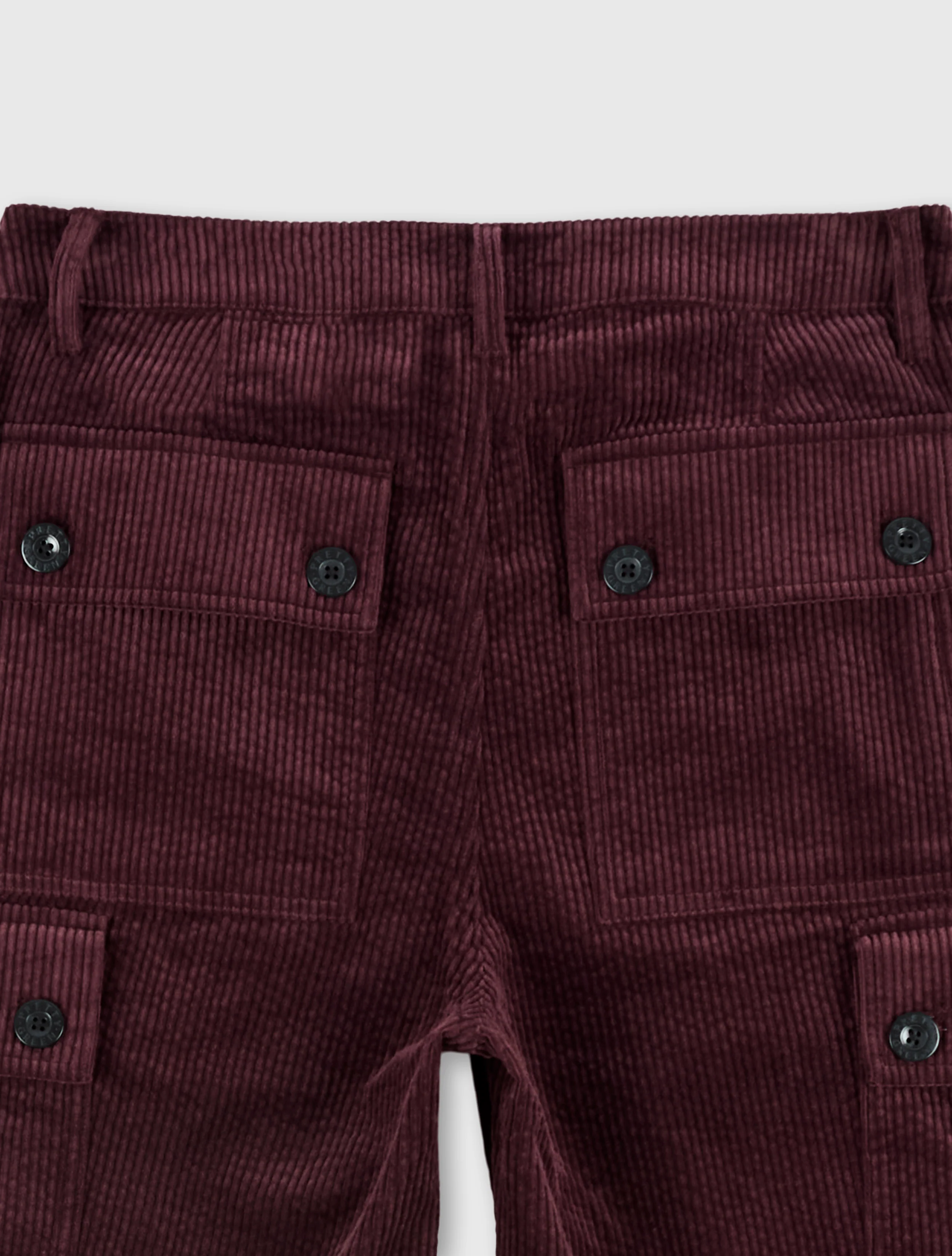 Burgundy Dalmorton Cord Cargo Pants - Image 8
