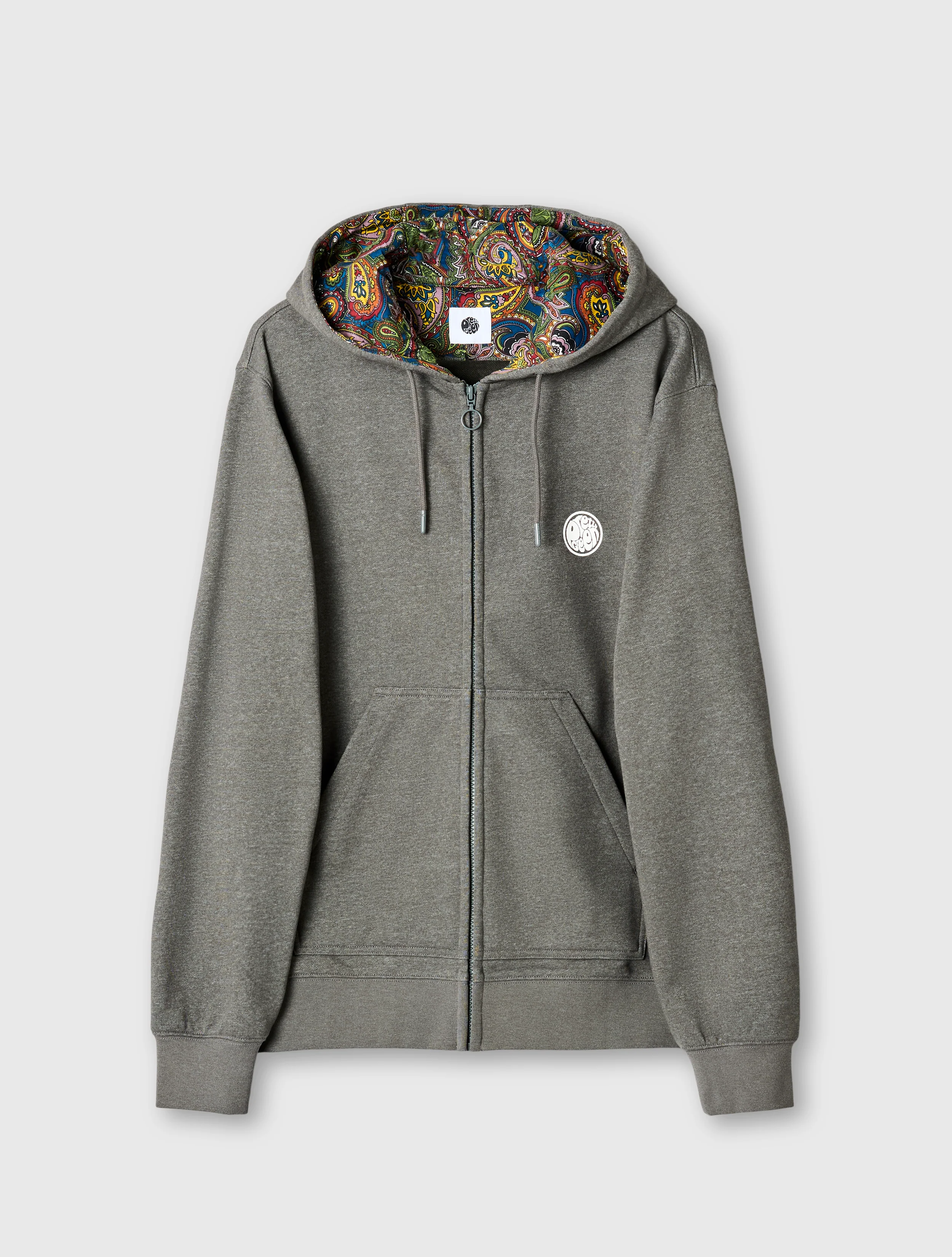 Grey Lounge Zip Up Hoody