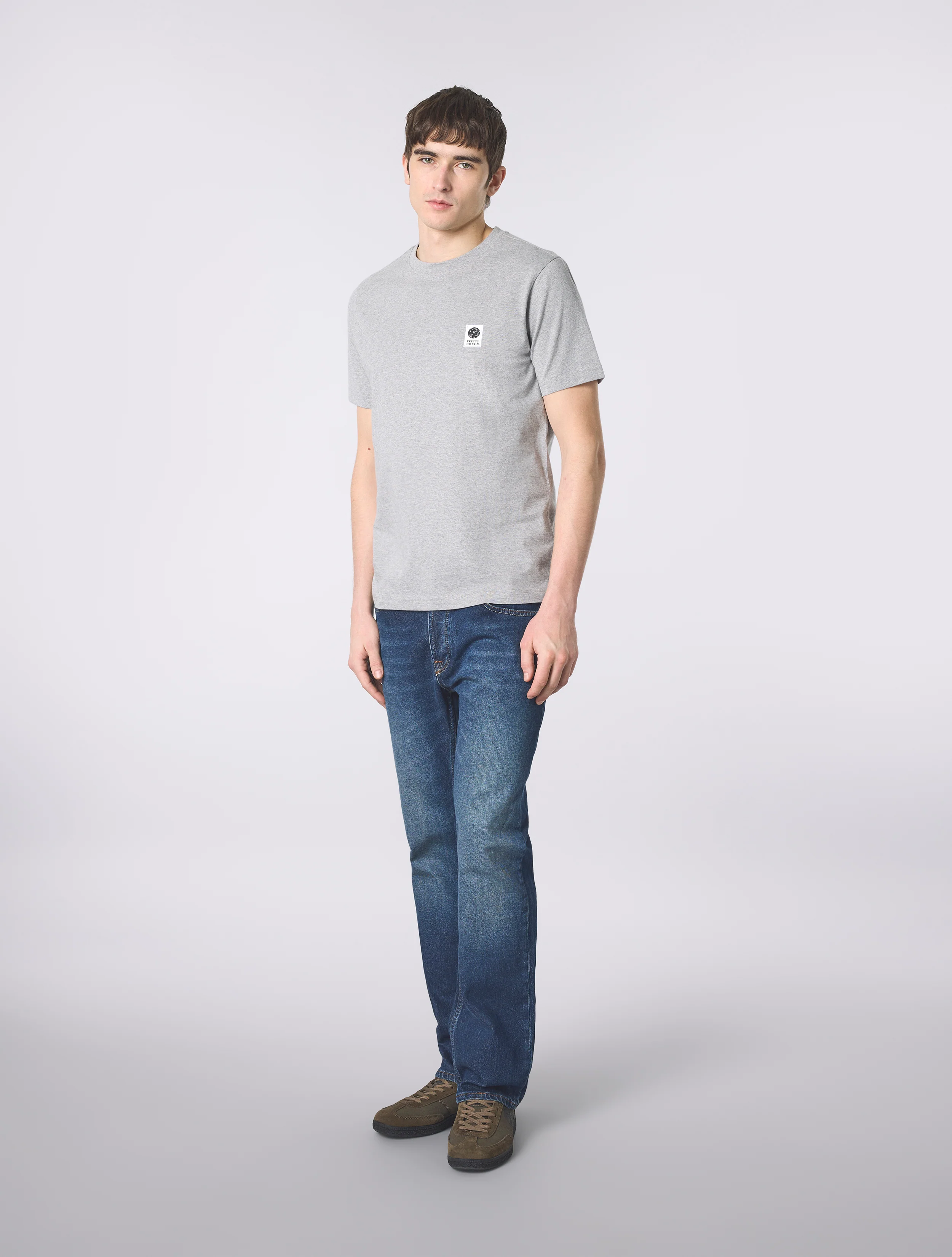 Grey Marl Sinclair T-Shirt - Image 2