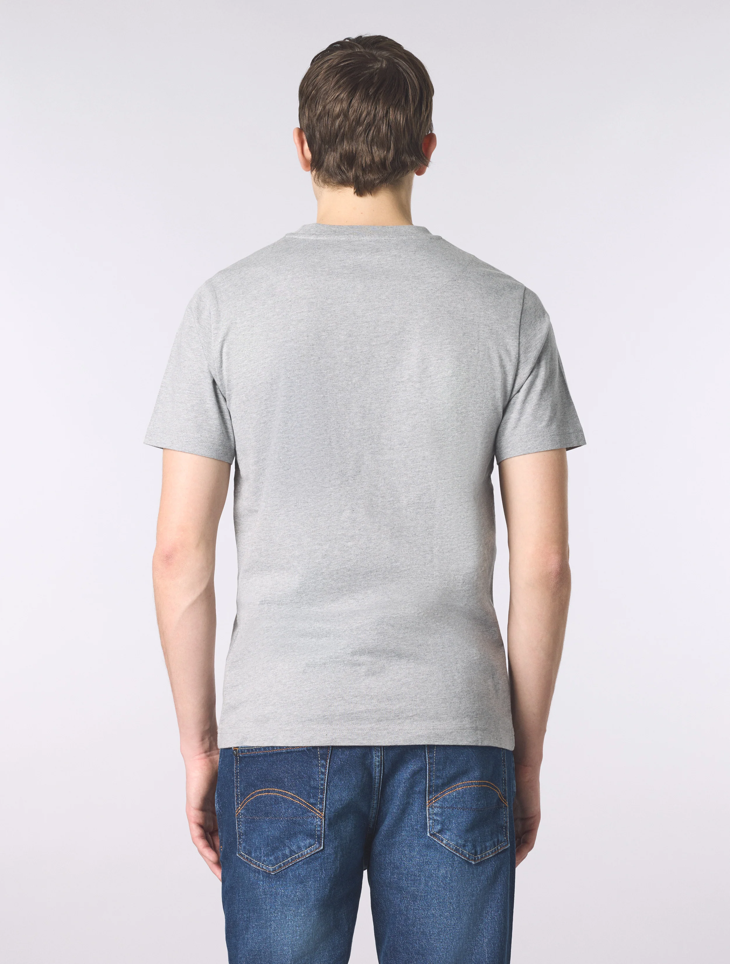 Grey Marl Sinclair T-Shirt - Image 4