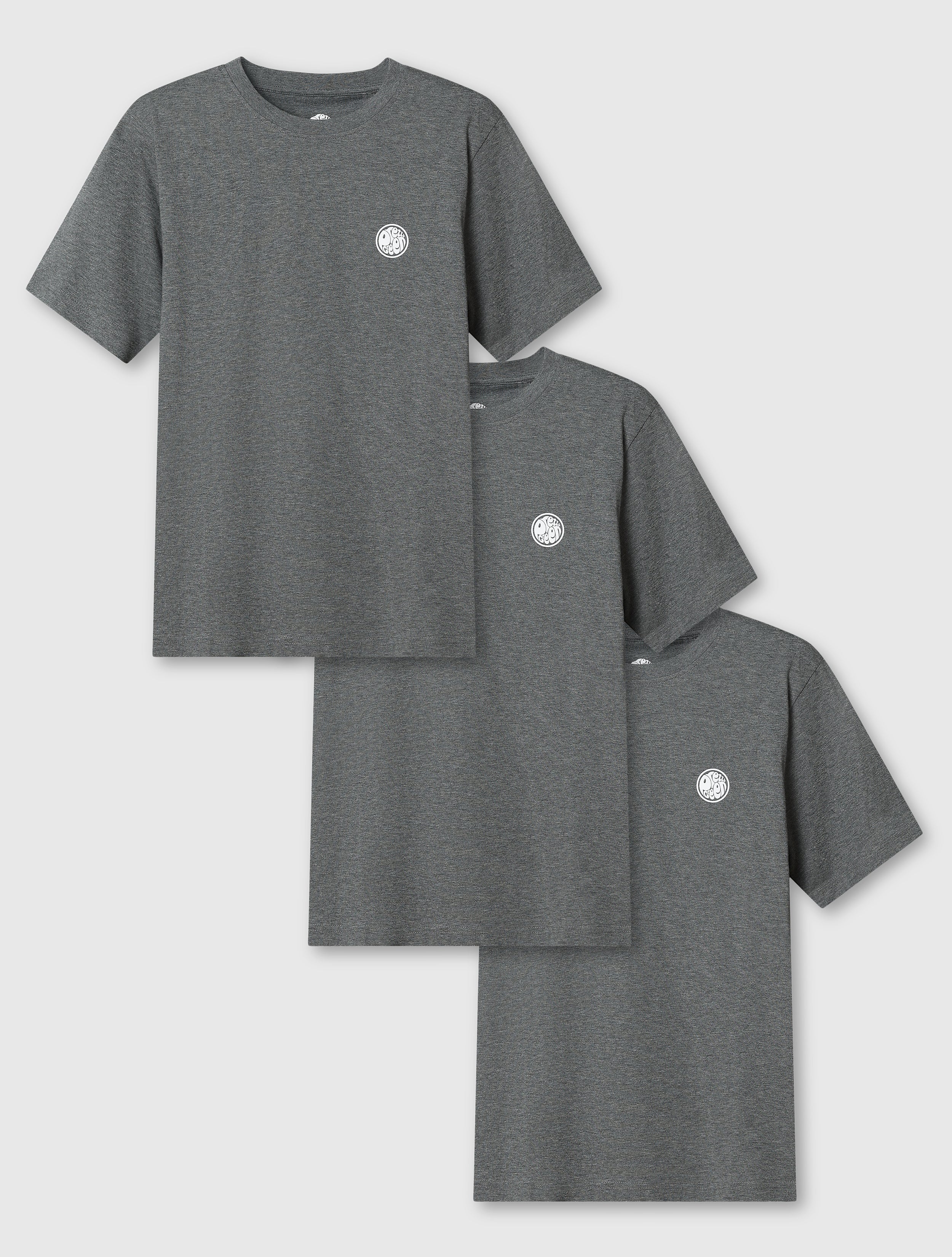 Grey Lounge 3 Pack T-Shirts
