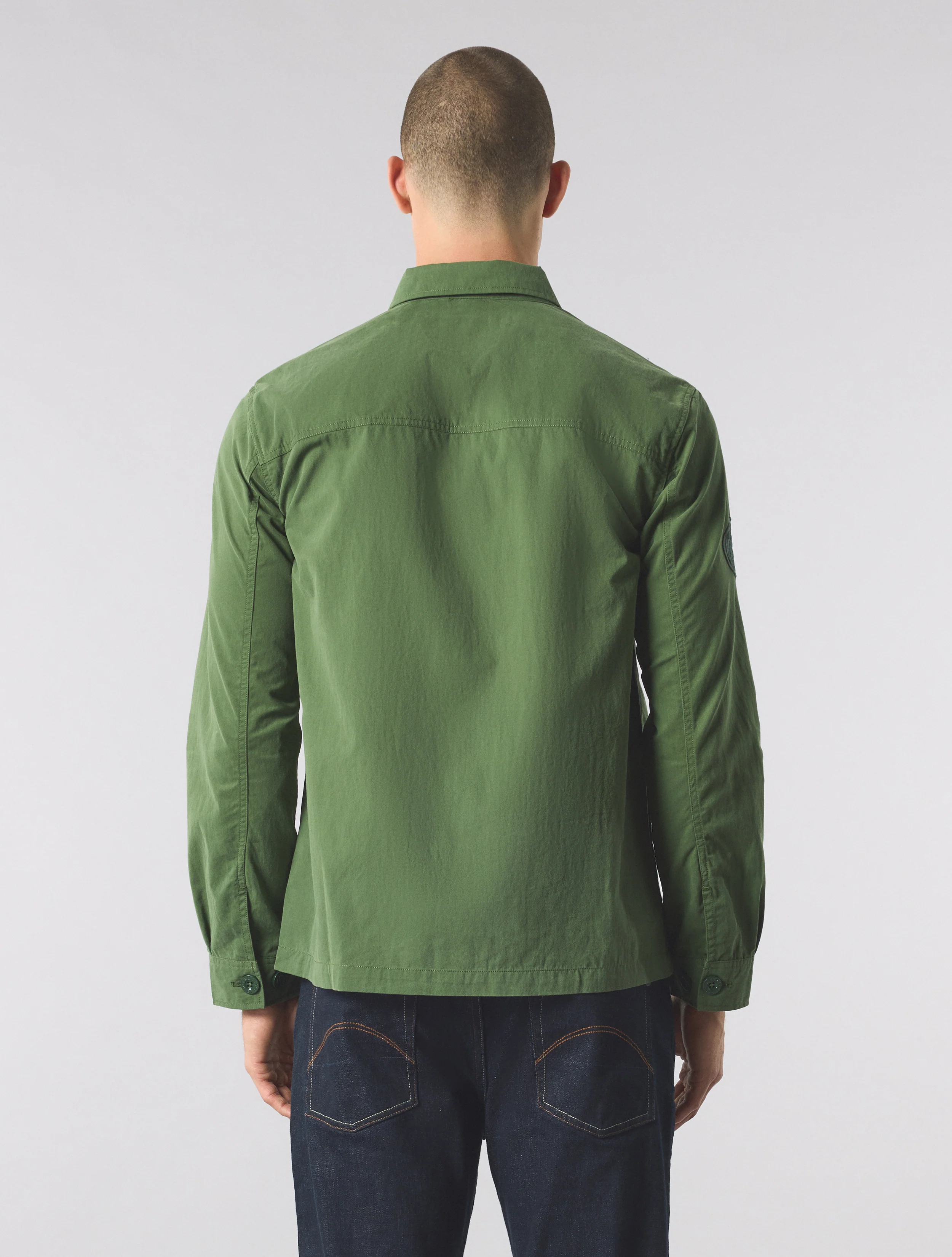 Khaki Feltham Overshirt - Image 4