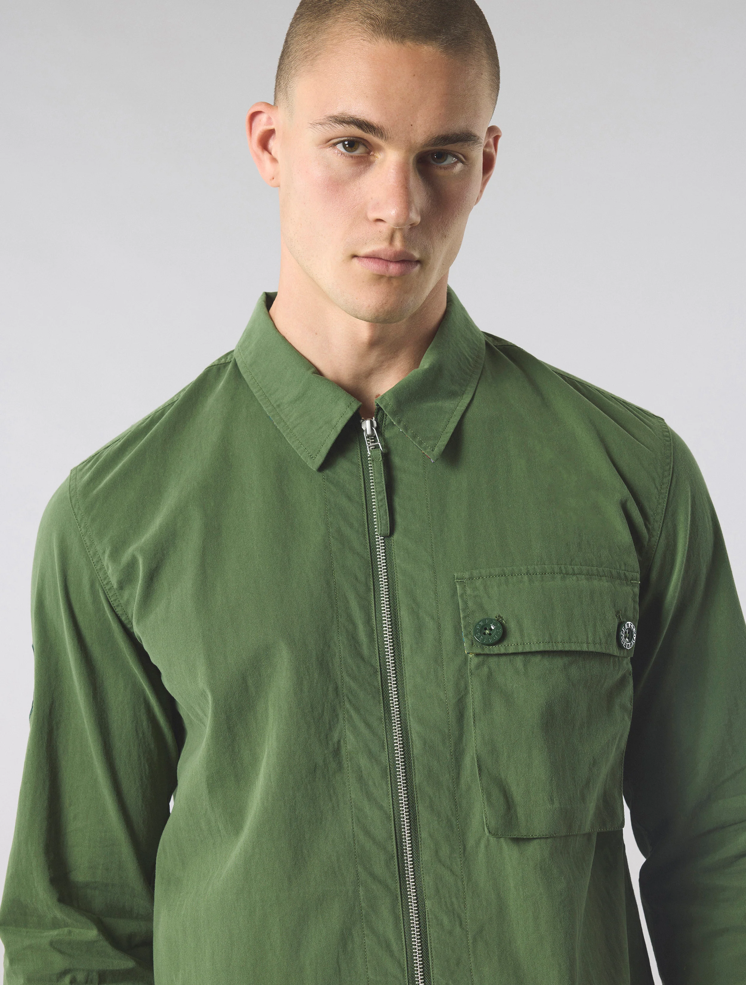 Khaki Feltham Overshirt - Image 5