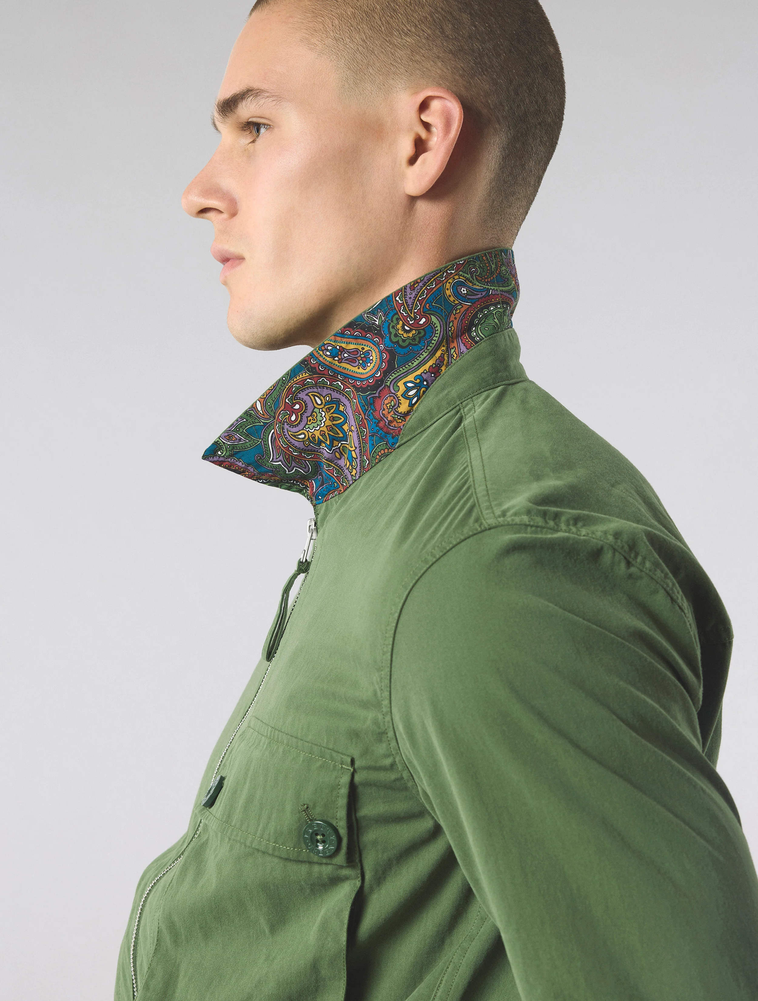 Khaki Feltham Overshirt - Image 6