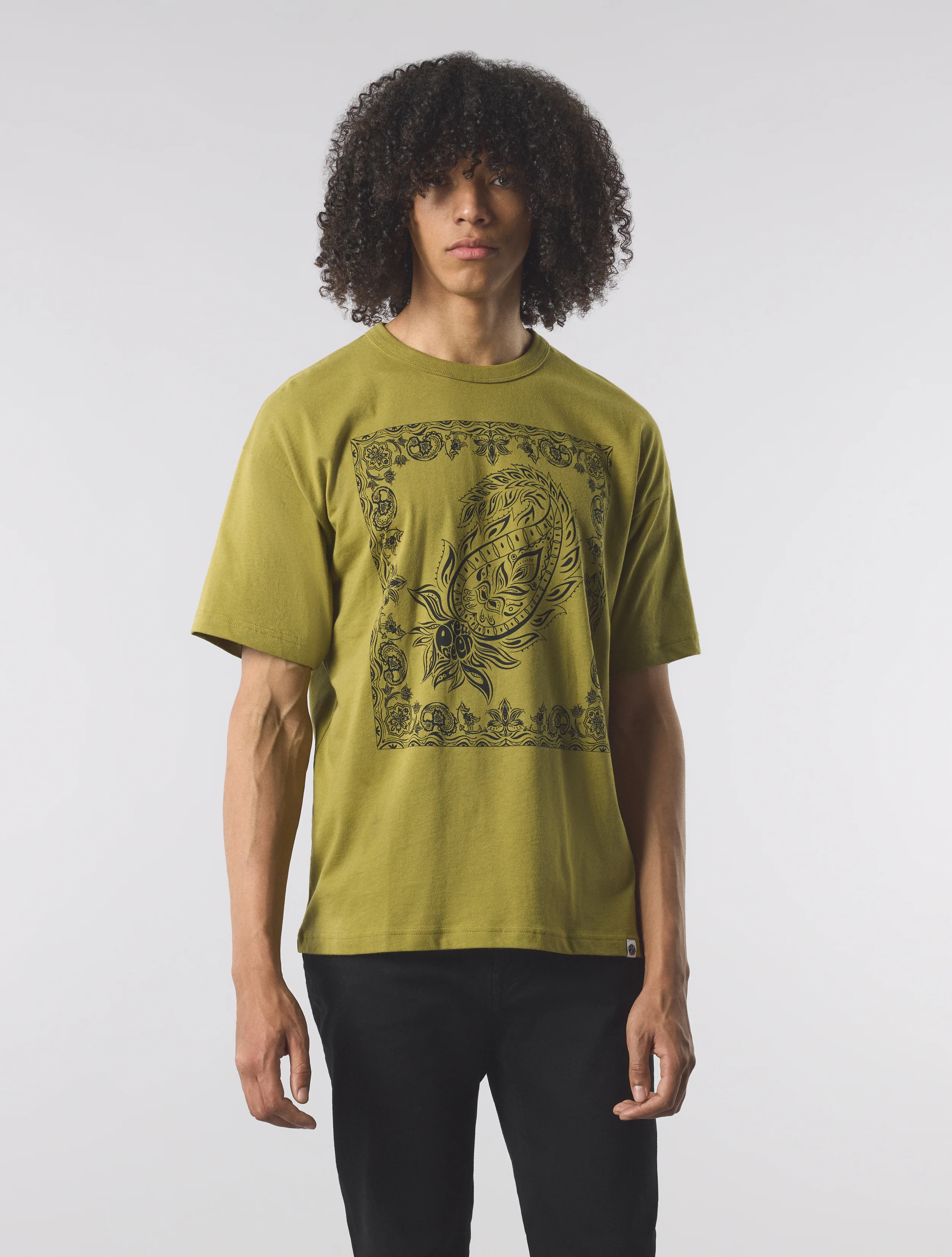 Khaki Parthian Print T-shirt - Image 3