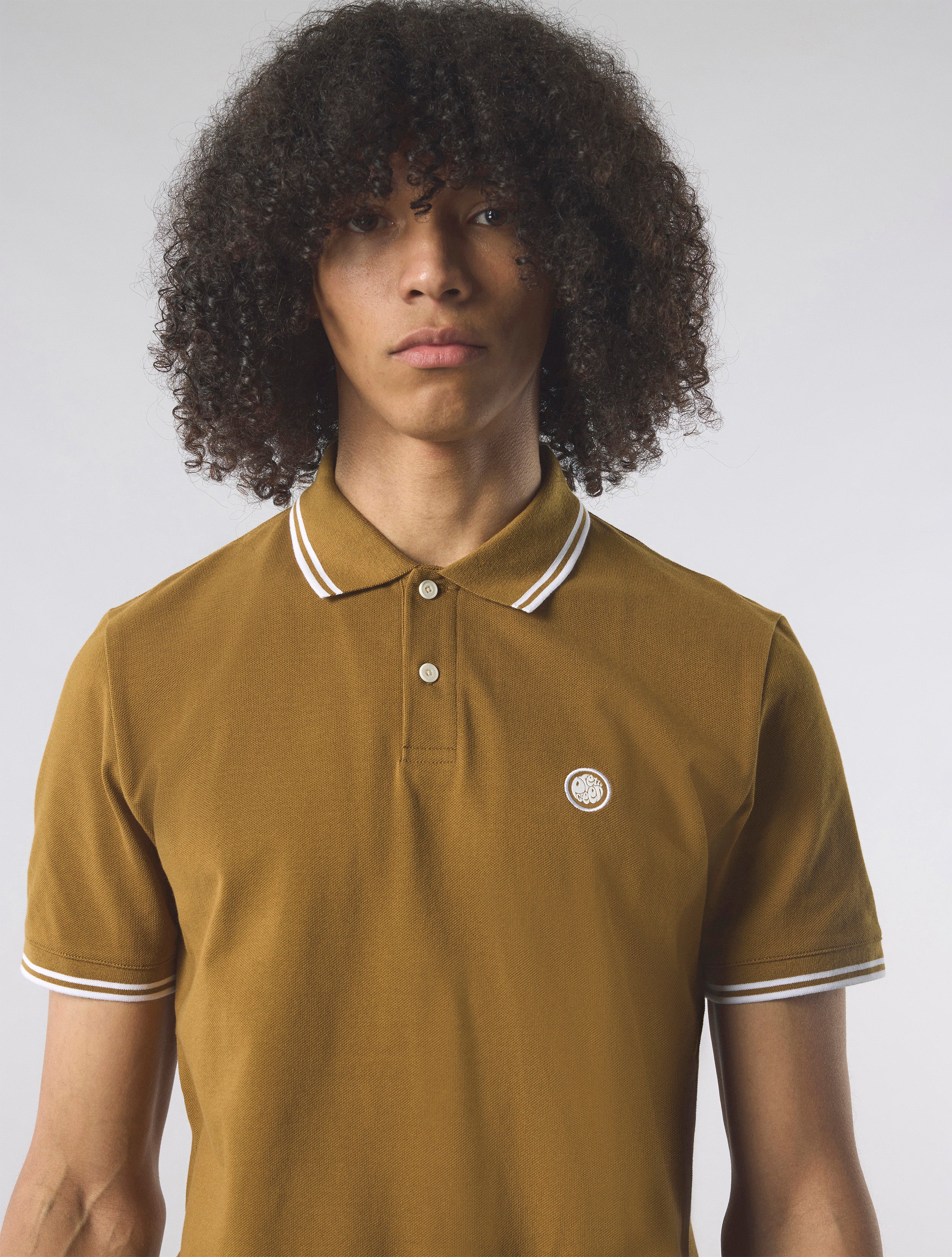 Khaki Barton Polo - Image 4