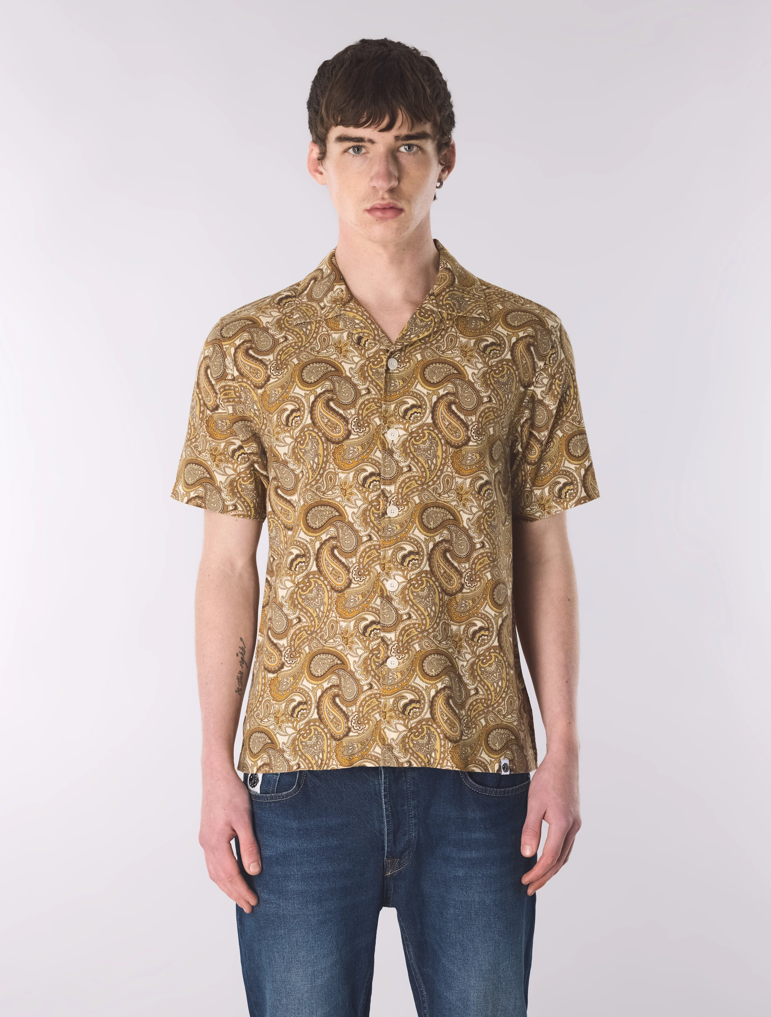 Multi Hermosa Paisley Short Sleeve Shirt - Image 3