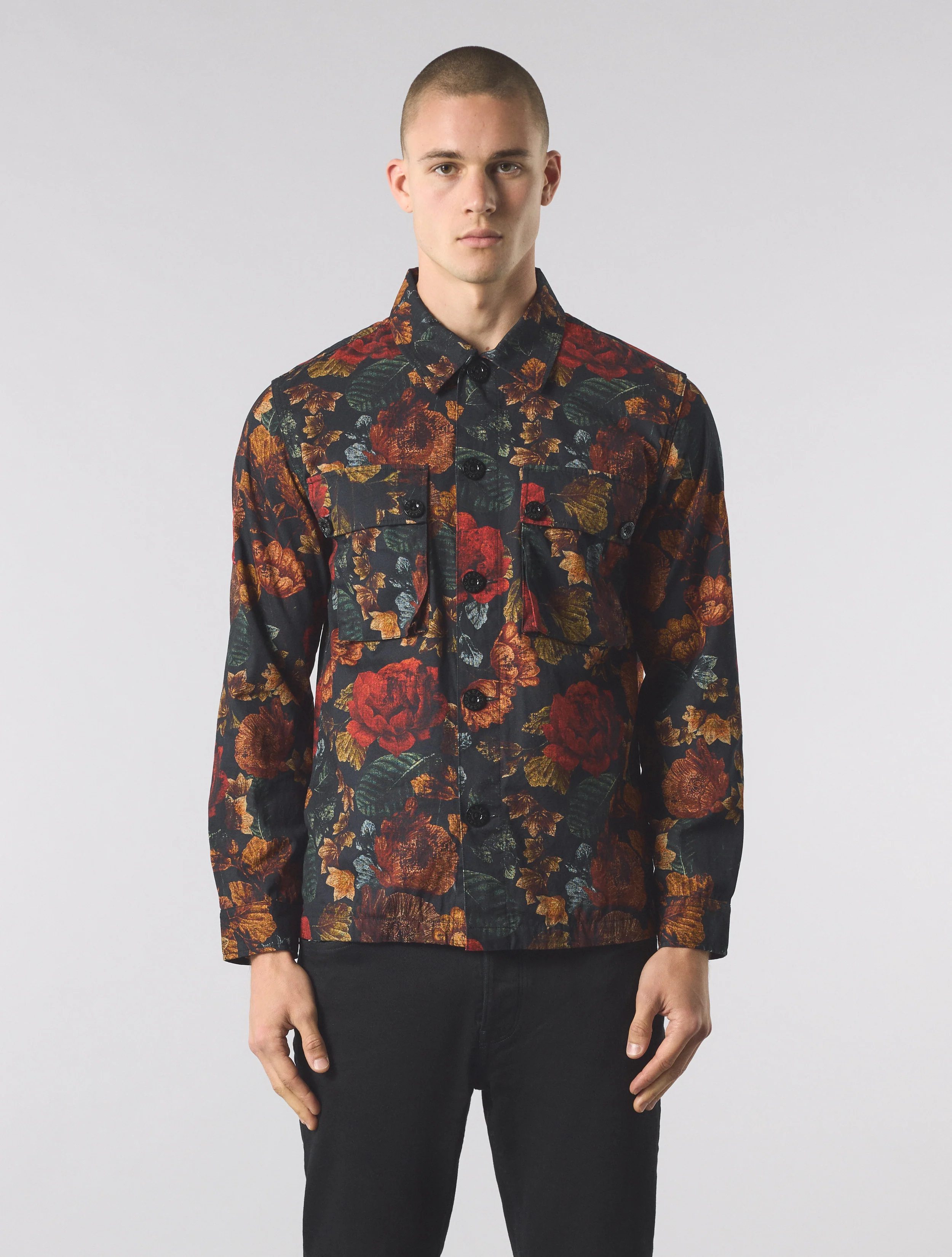 Multi Prestleigh Floral Overshirt - Image 3