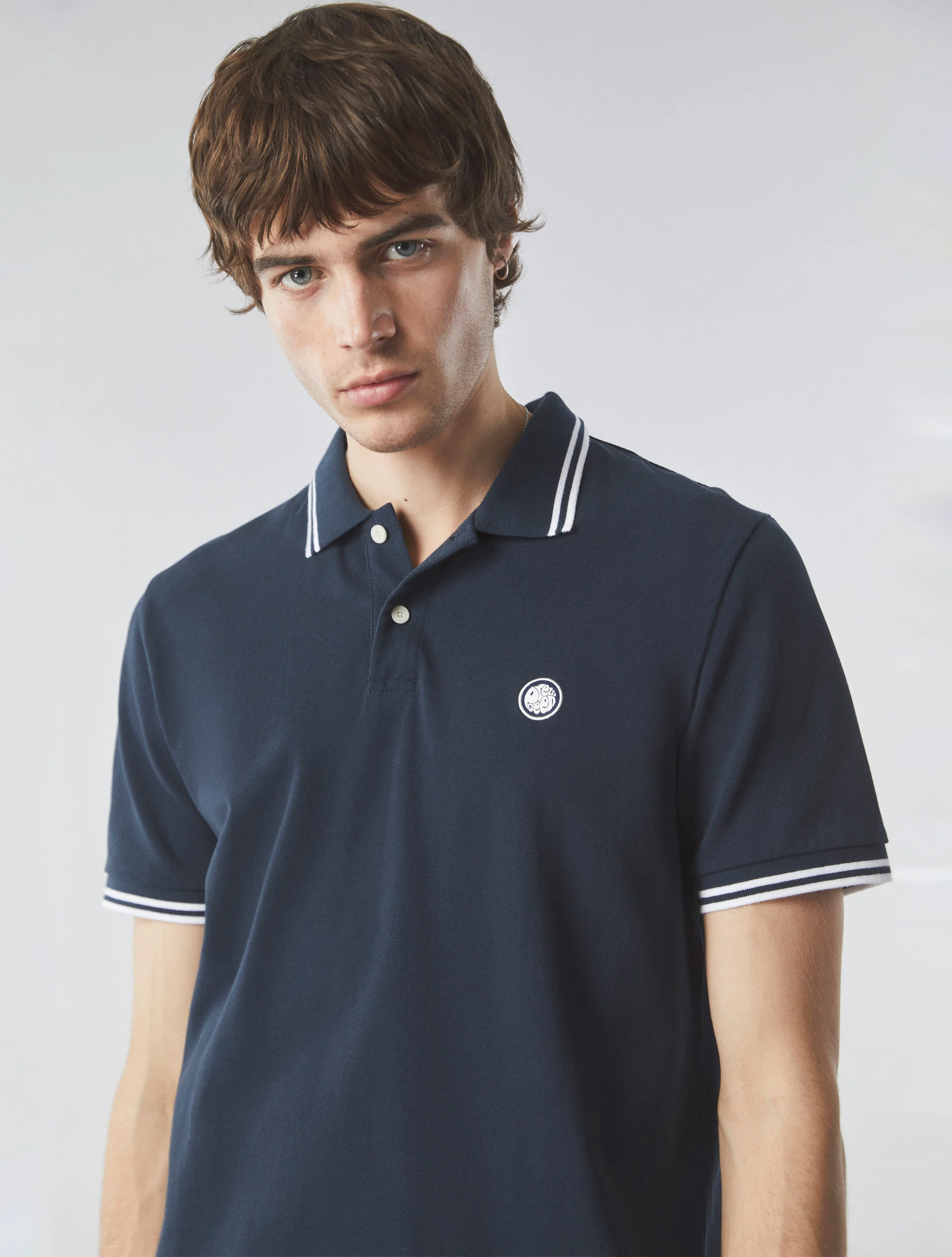 Navy Barton Polo - Image 5
