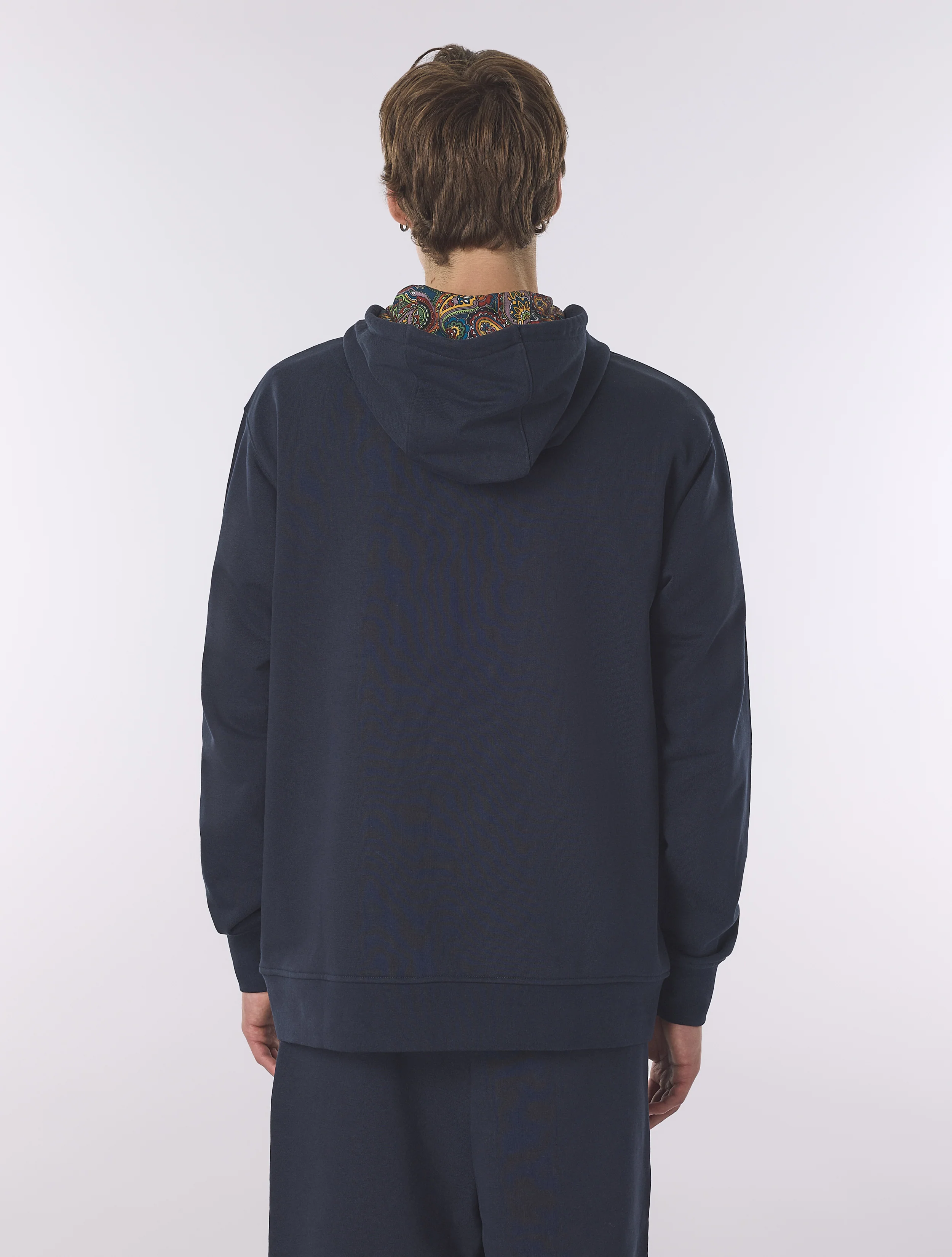 Navy Lounge Hoody - Image 5
