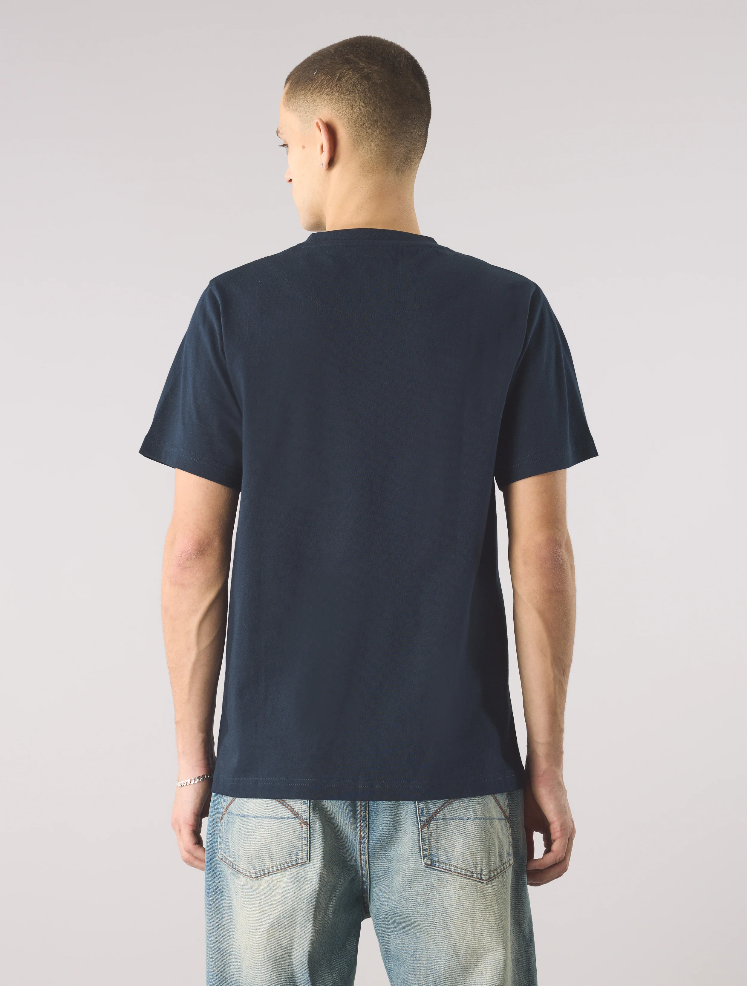 Navy Tilby Logo T-shirt - Image 4