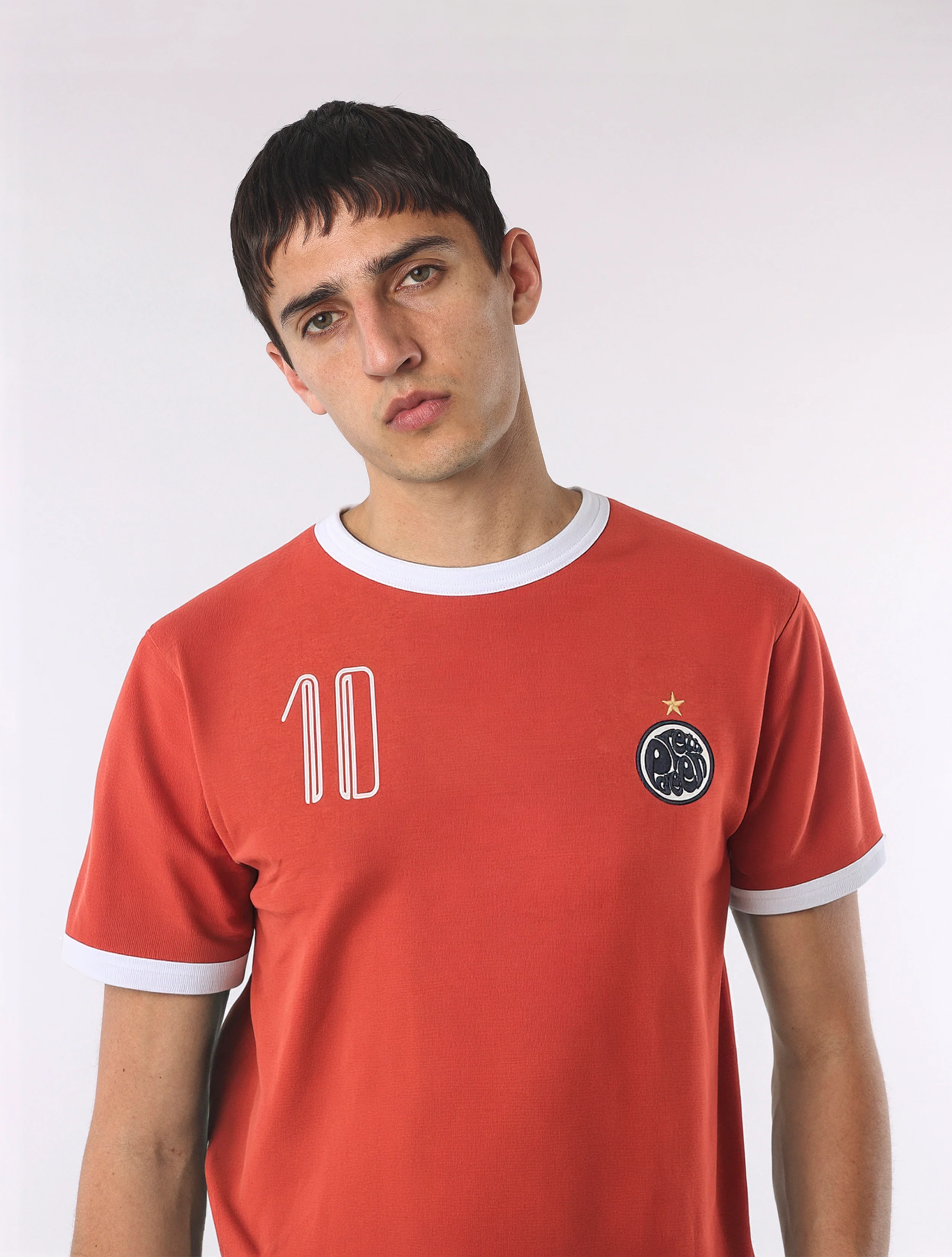 Red Jules Ringer T-Shirt - Image 6