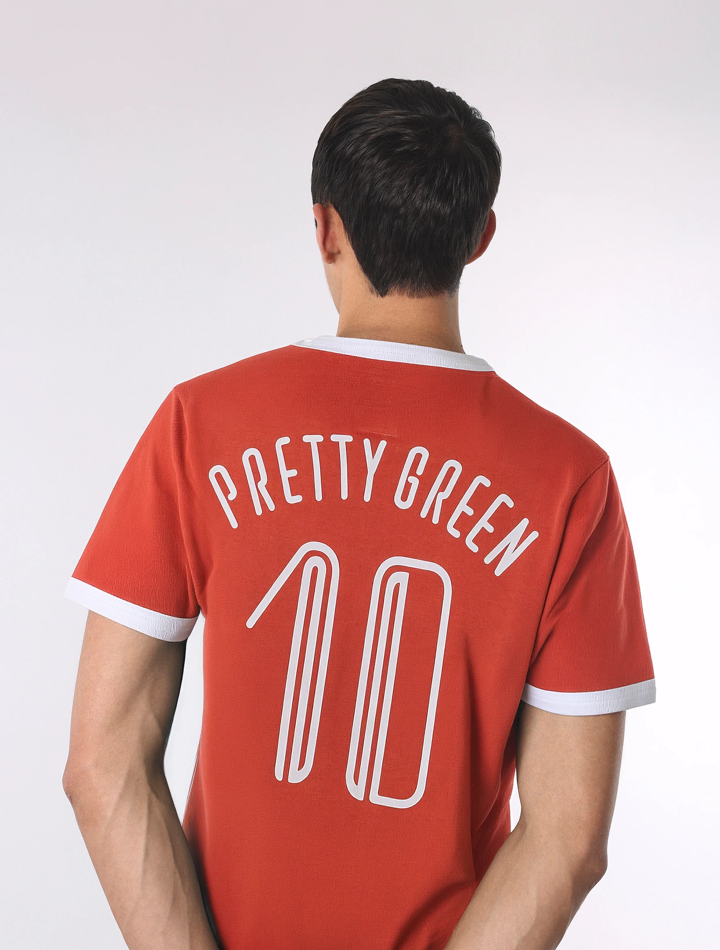 Red Jules Ringer T-Shirt - Image 7