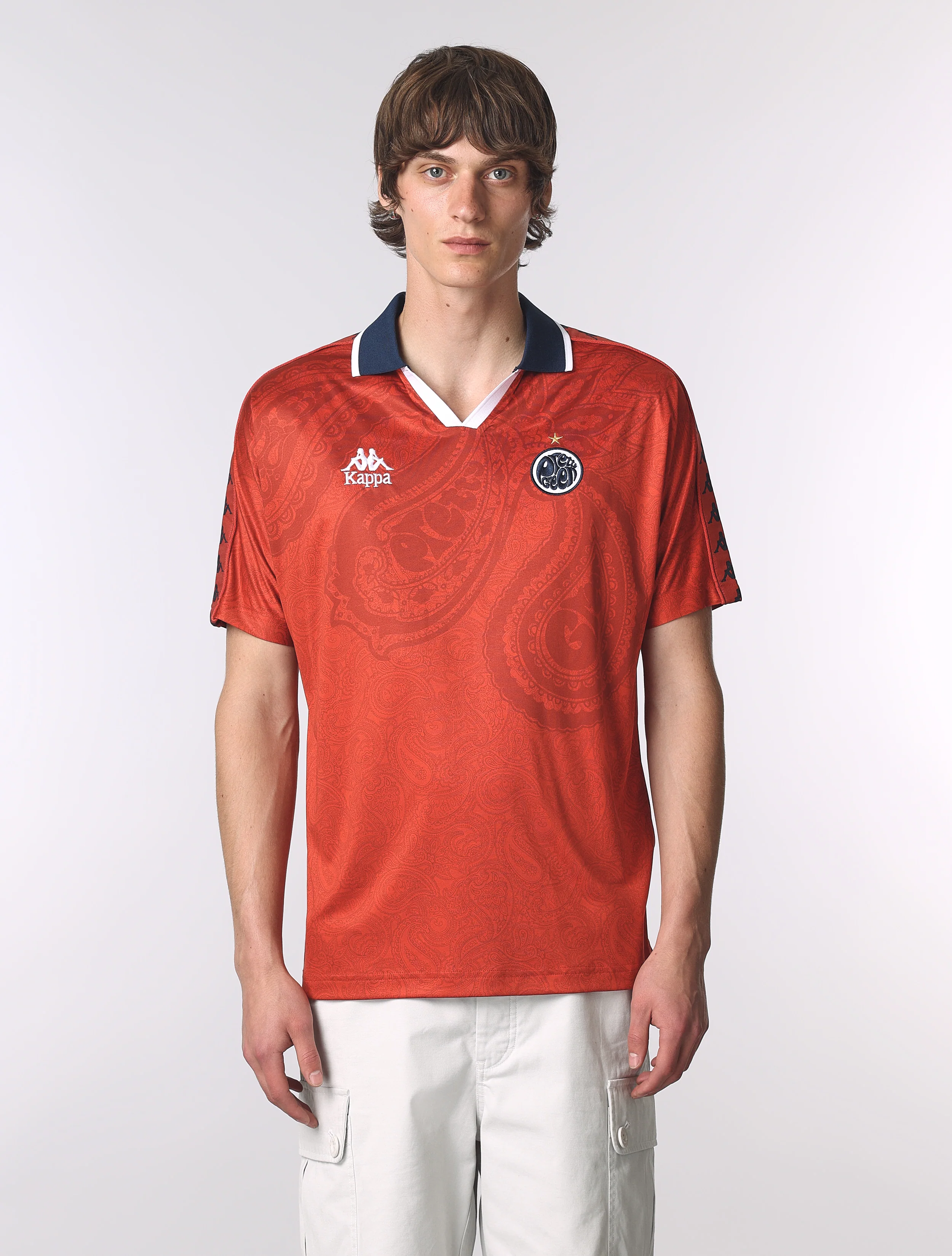 Red Pretty Green x Kappa Away World Cup Football Top - Image 4