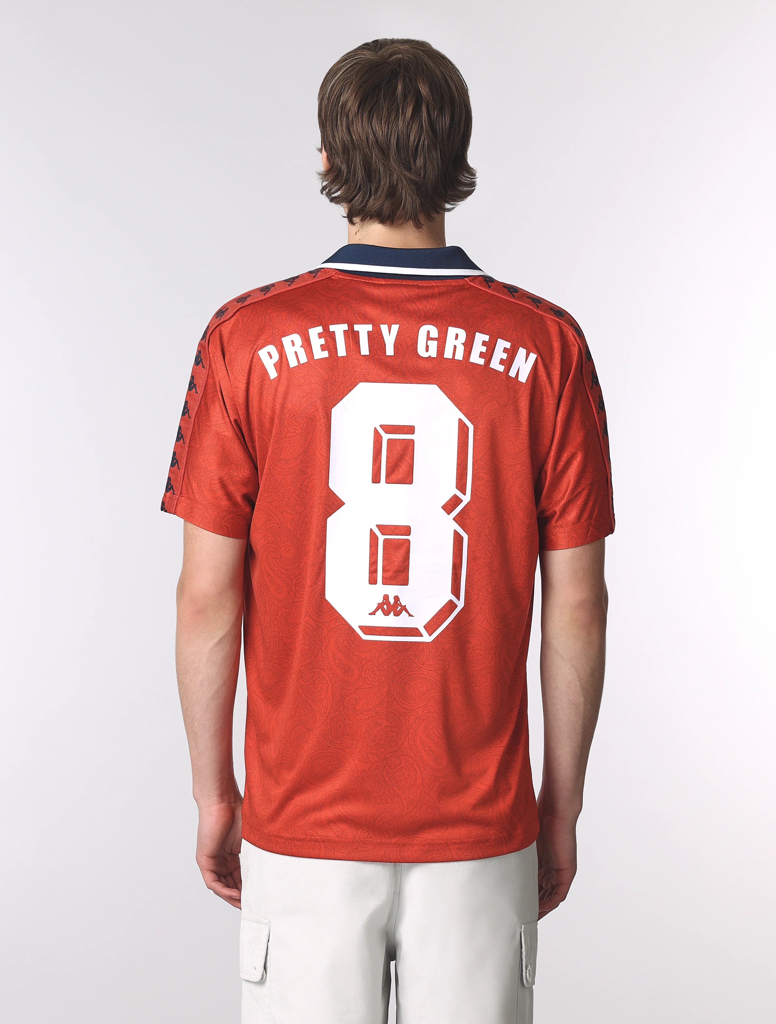 Red Pretty Green x Kappa Away World Cup Football Top - Image 5